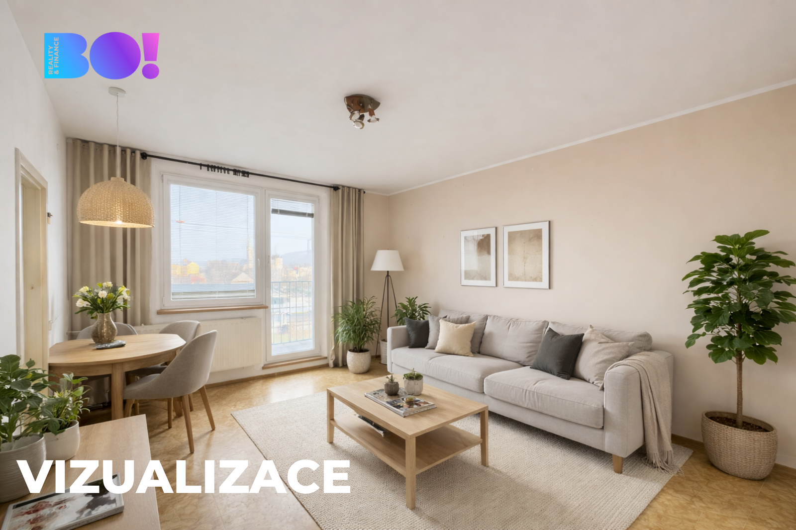 obývací pokoj - vizualizace