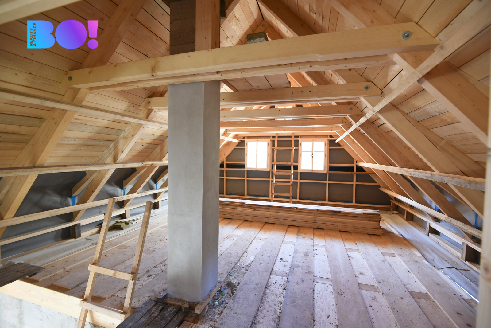 podkroví pro dvě ložnice