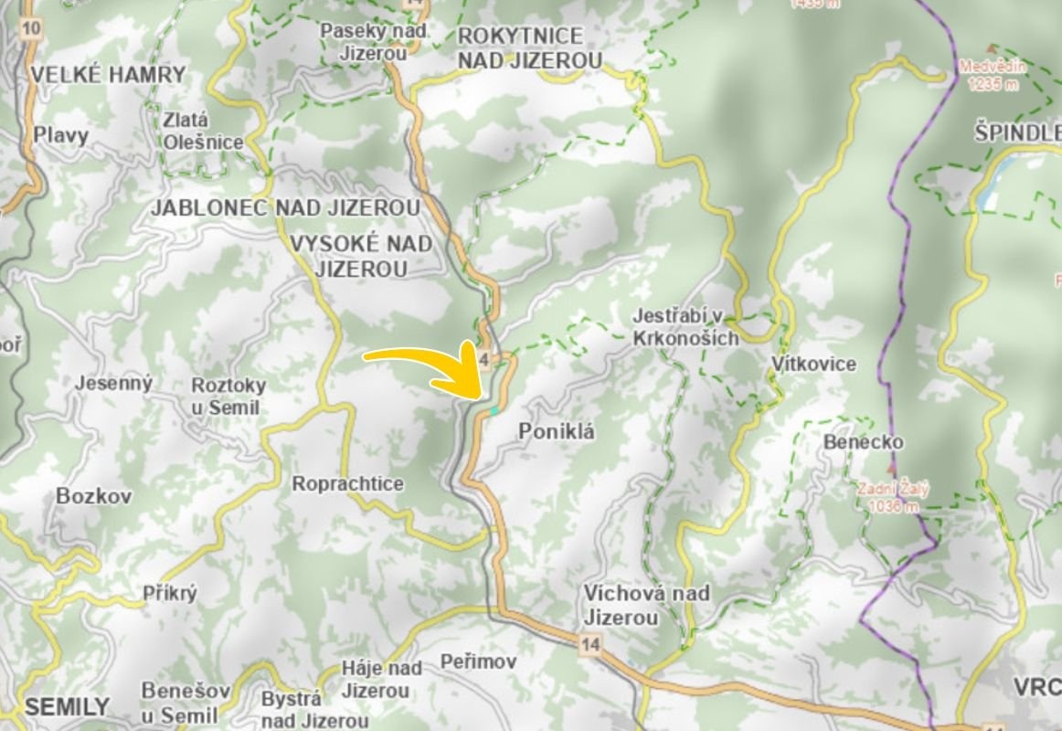 Prodej lesa Poniklá 180 000 Kč, foto 3