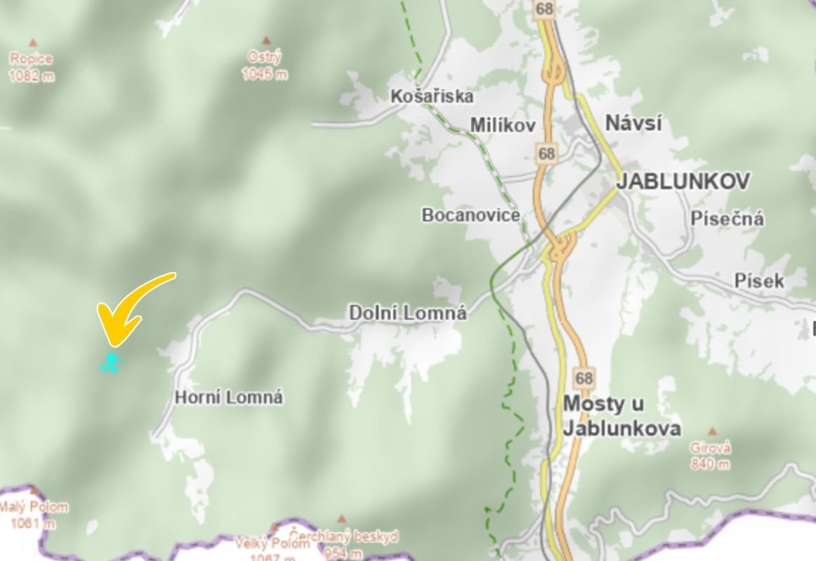 Prodej lesa Horní Lomná 215 000 Kč, foto 3