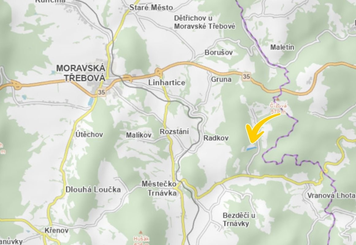 Prodej zemědělské půdy Městečko Trnávka 999 000 Kč, foto 3