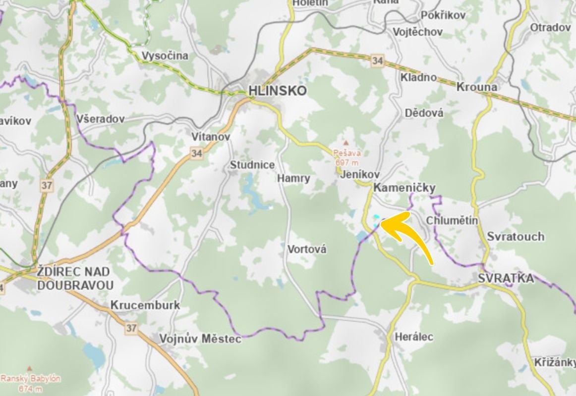 Prodej louky Kameničky 179 000 Kč, foto 3