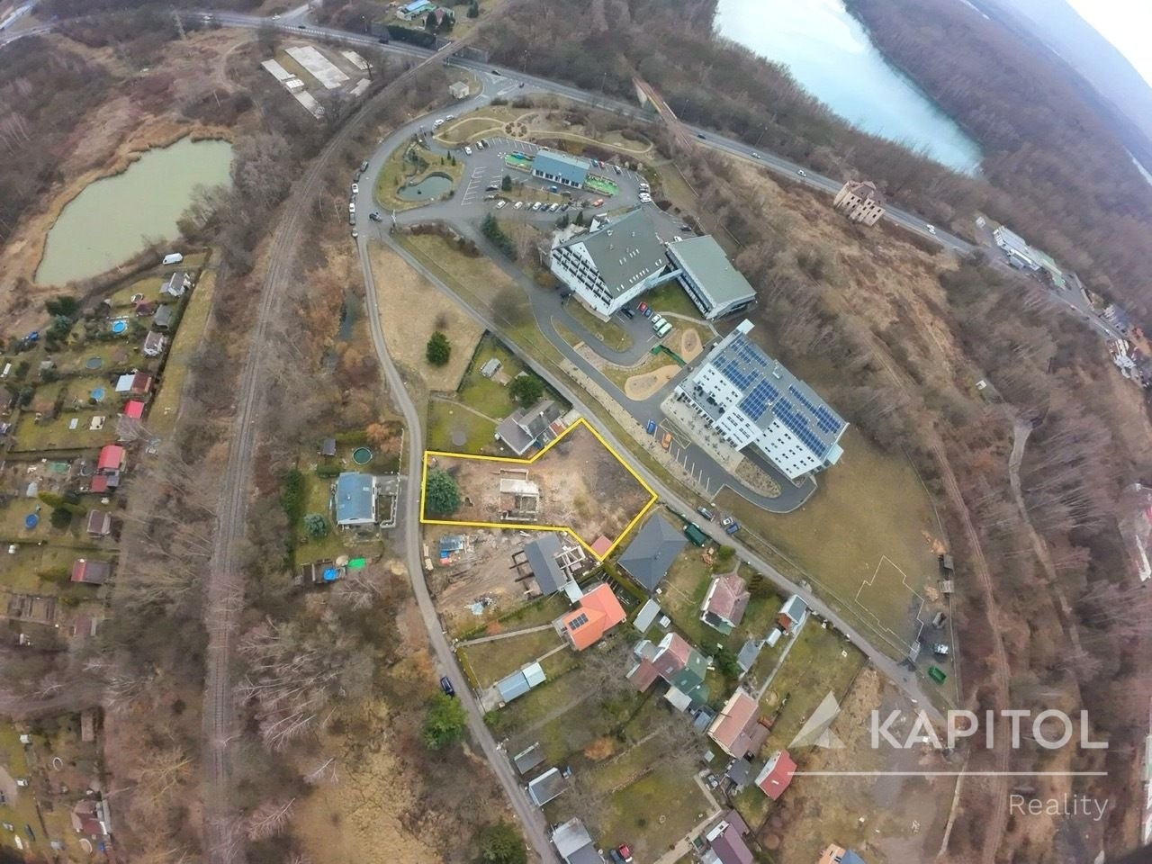 foto z dronu