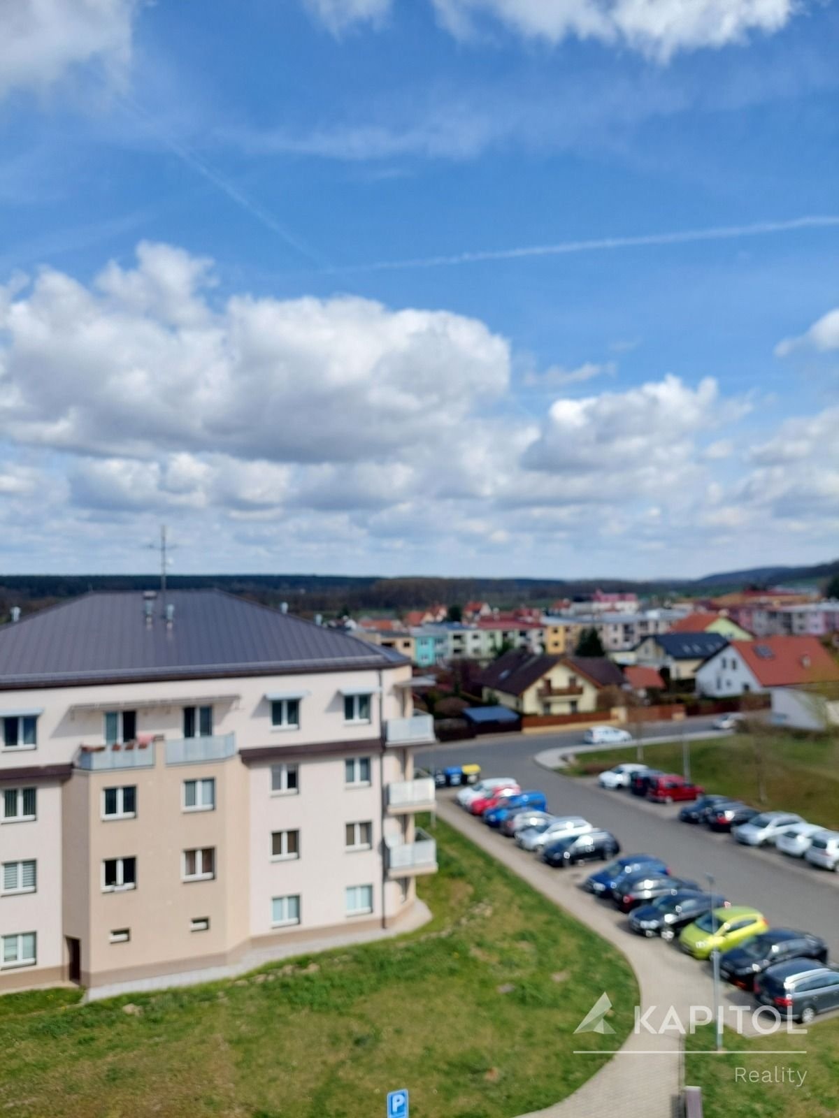 pohled z obývacího pokoje - severní strana