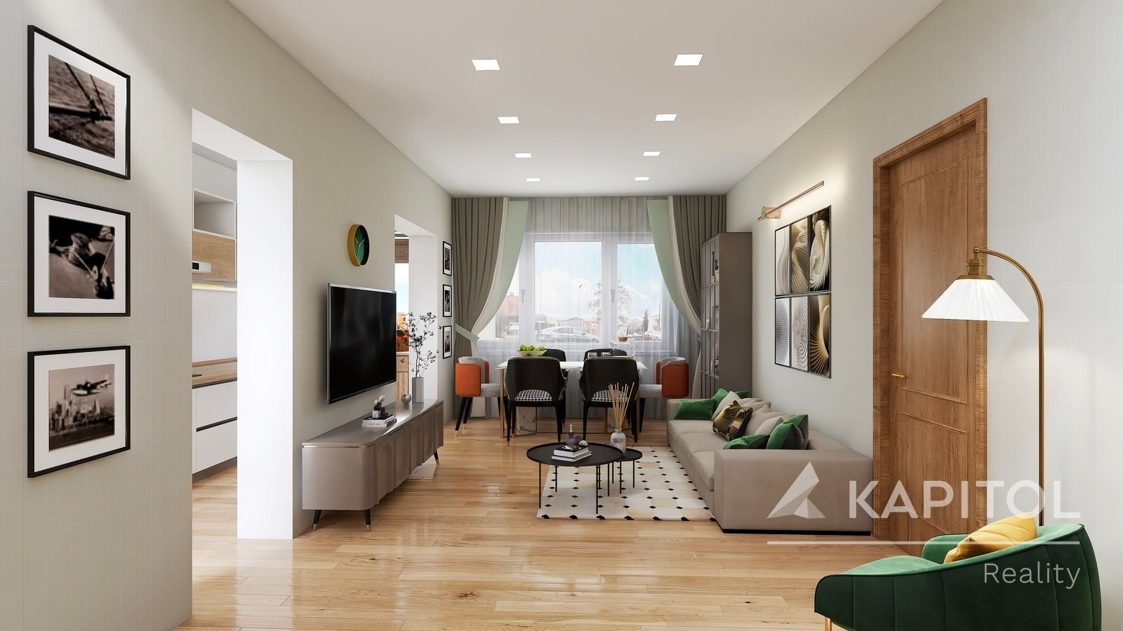 Obývací pokoj - vizualizace