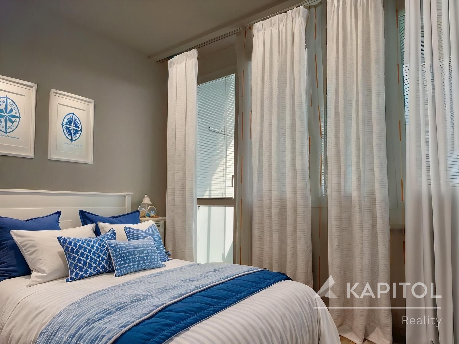 pokoj s lodžií - vizualizace