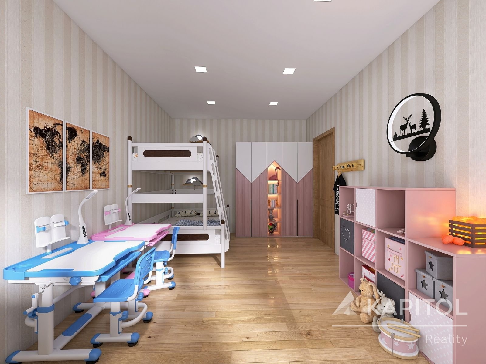 Dětský pokoj - vizualizace