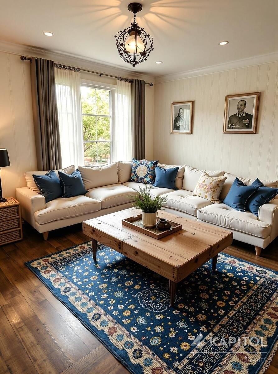 virutalní foto obývacího pokoje