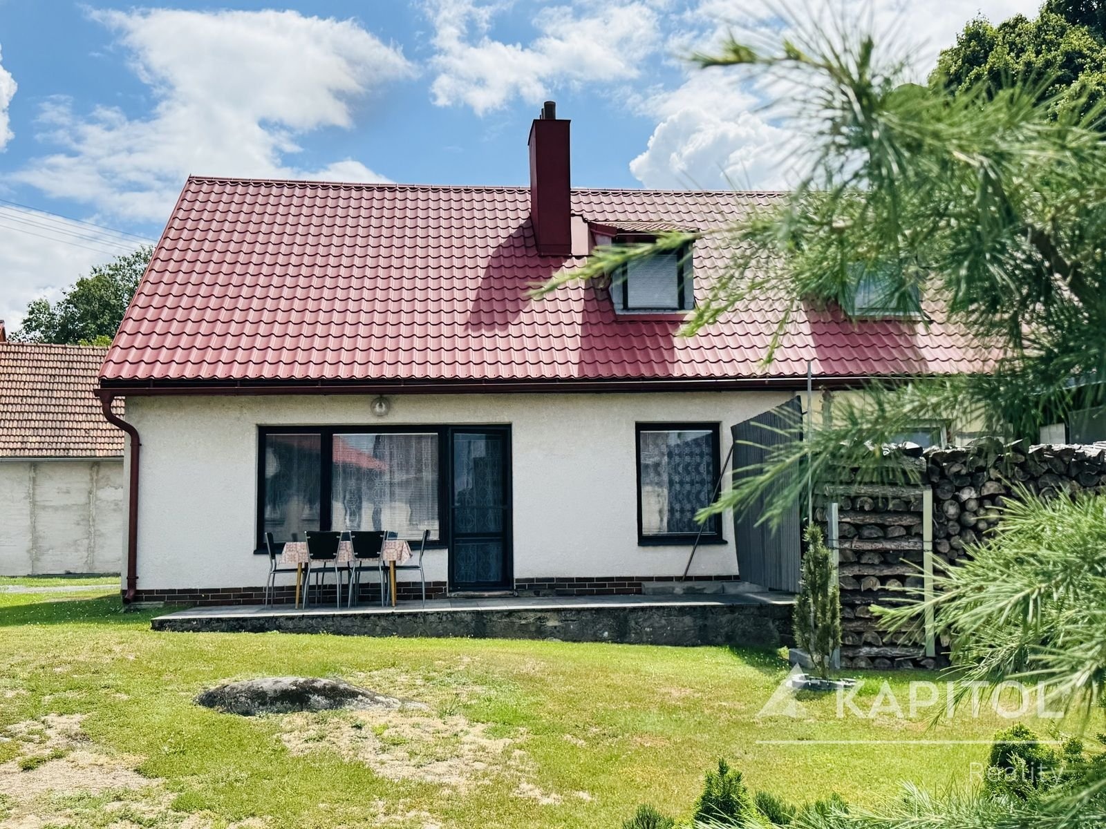 dům - pohled na terasu
