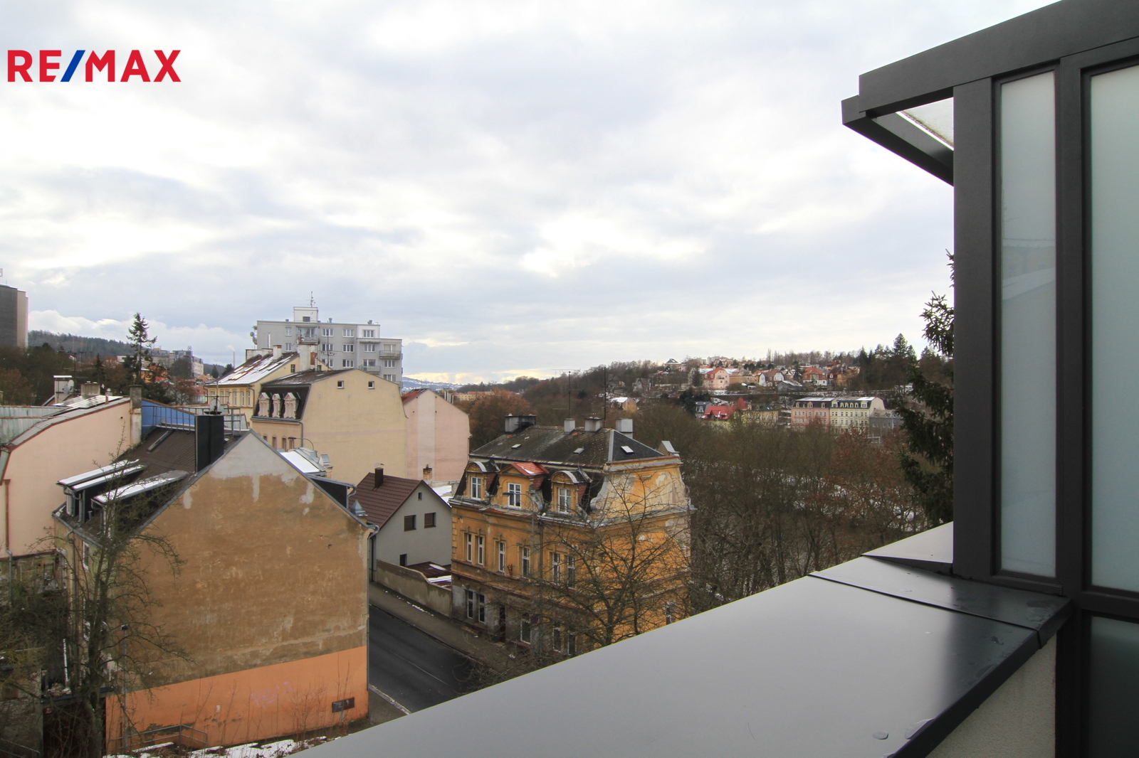 Výhled z terasy - poslední patro