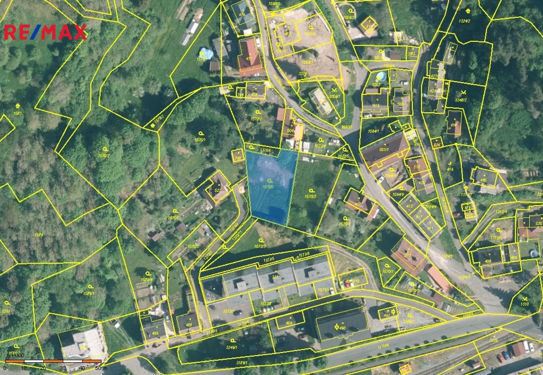 Vyznačení pozemku pro RD01
