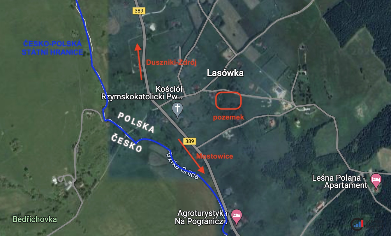 Prodej pozemku pro bydlení, 3 001 m² - Orlick