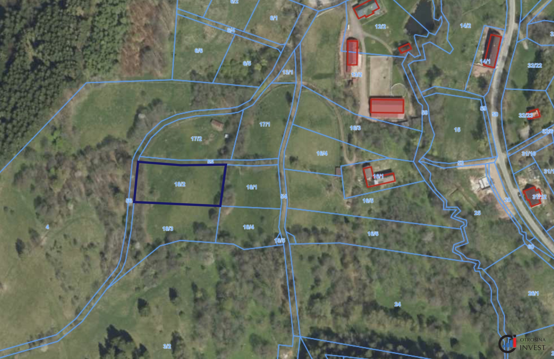 Prodej pozemku 3 027 m&sup2; - Olešnice v Orlickýc