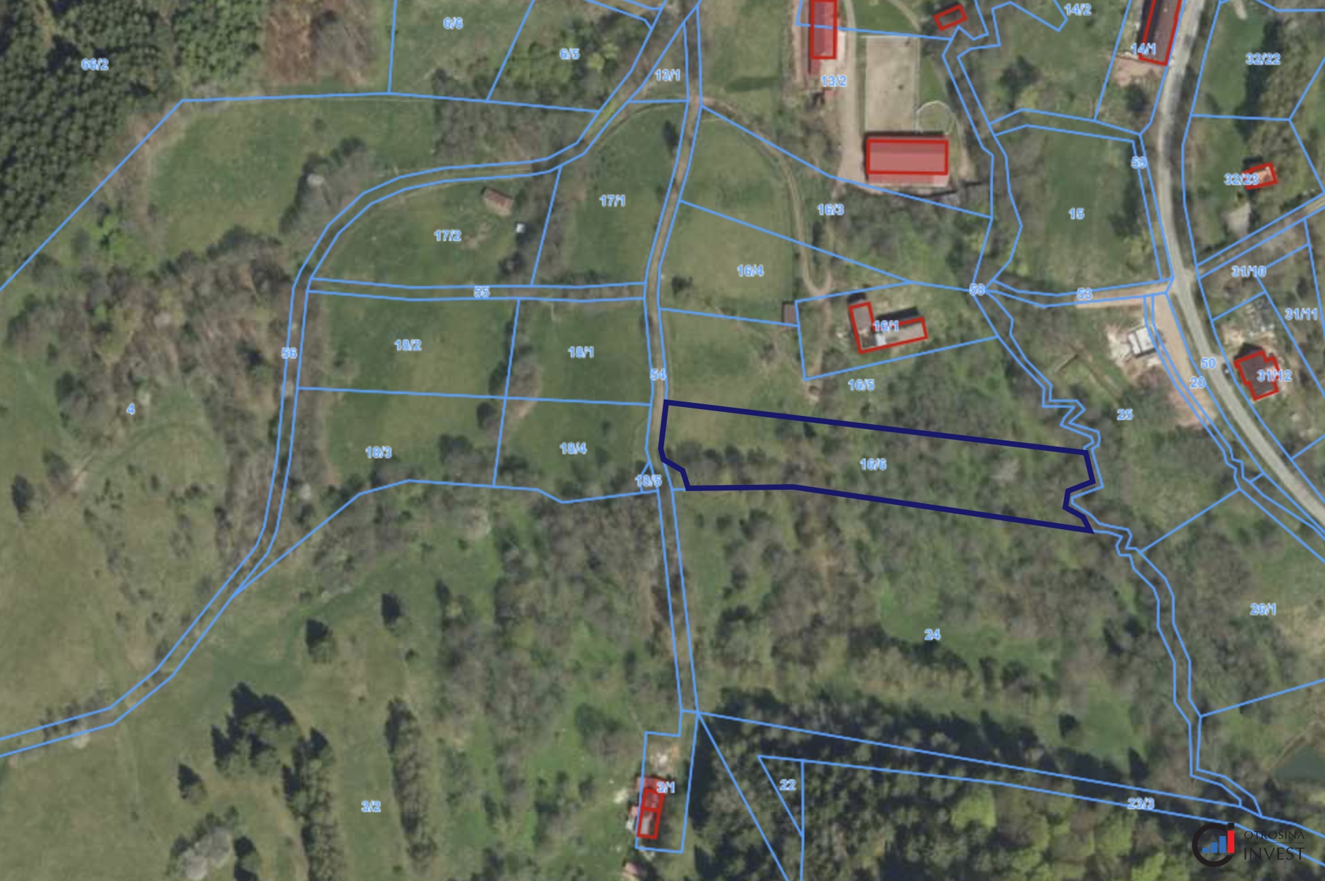 Prodej pozemku 4 589 m&sup2; - Olešnice v Orlických horách