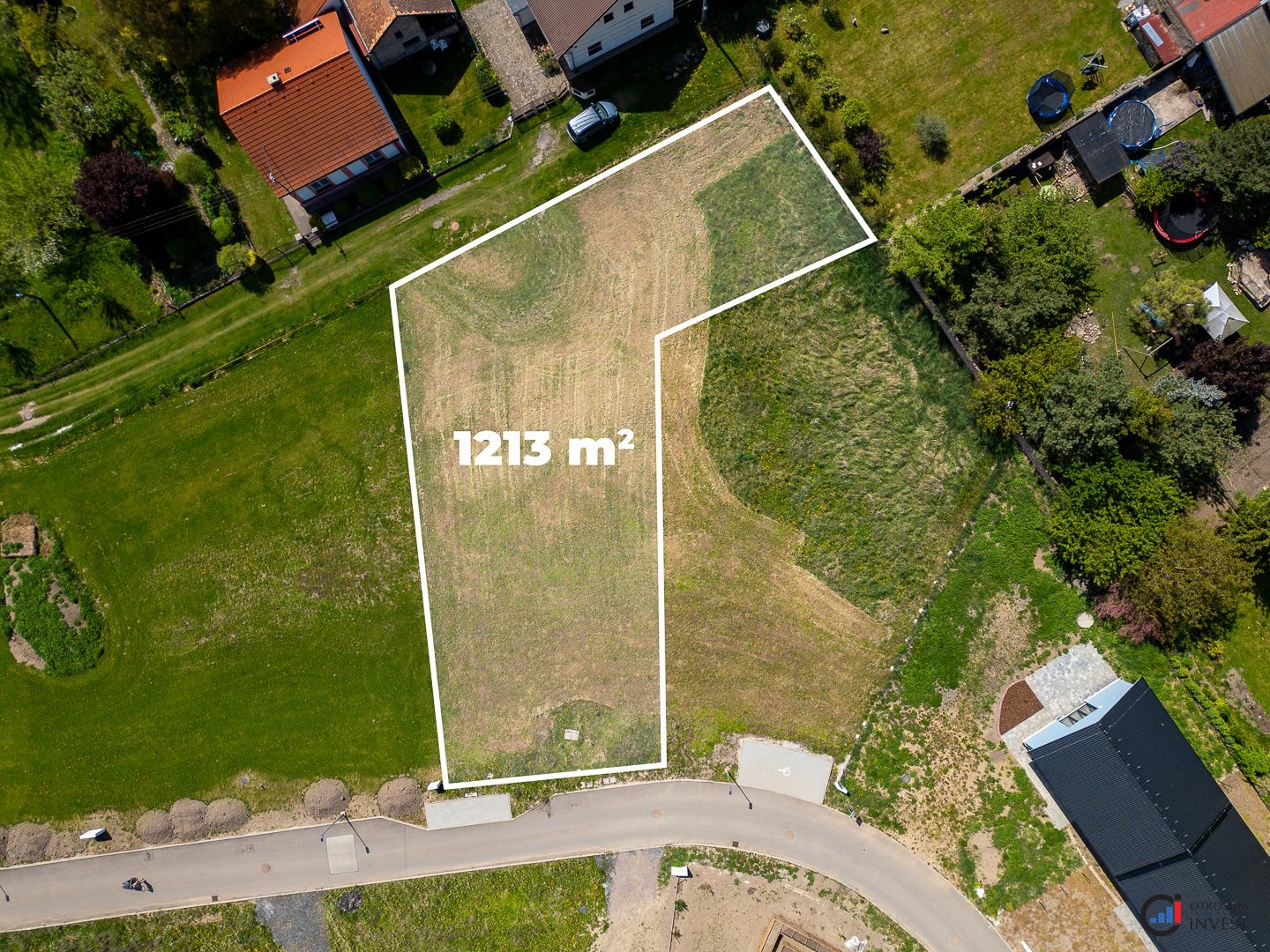 Prodej pozemku 1 213 m² - Pardubice, Dubany