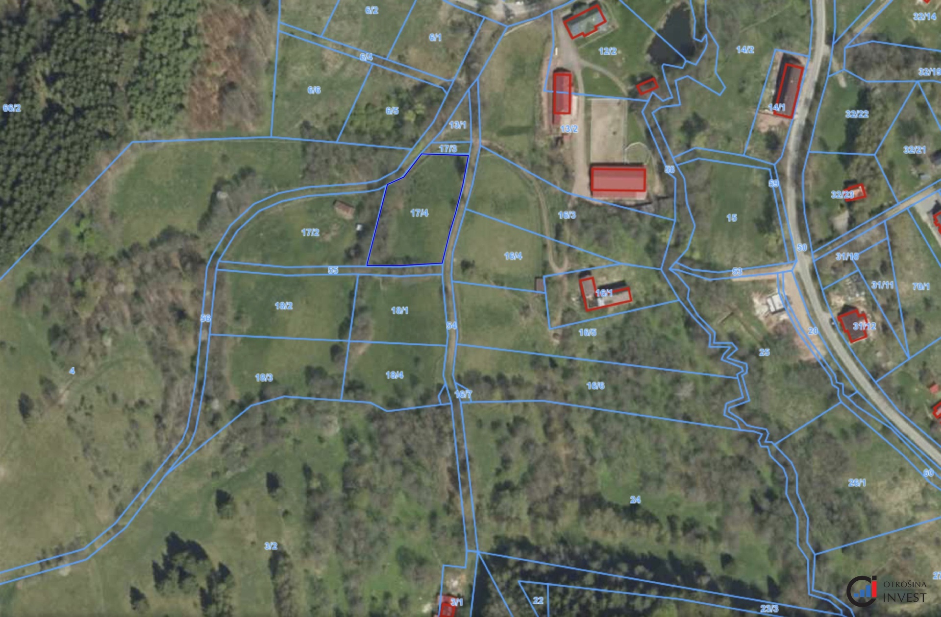 Prodej pozemku 2 666 m² - Olešnice v Orlickýc