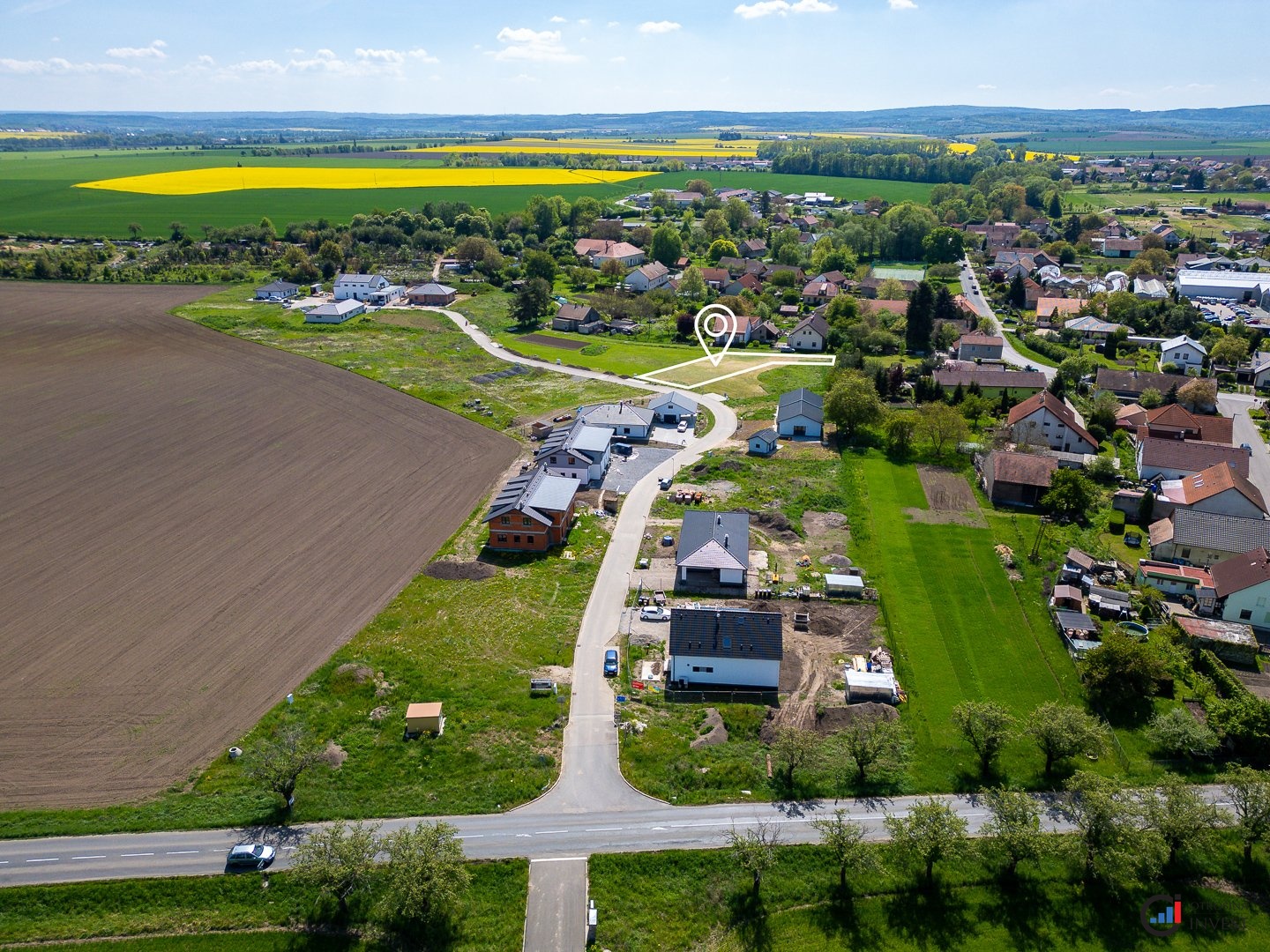 Prodej pozemku 1 213 m² - Pardubice, Dubany