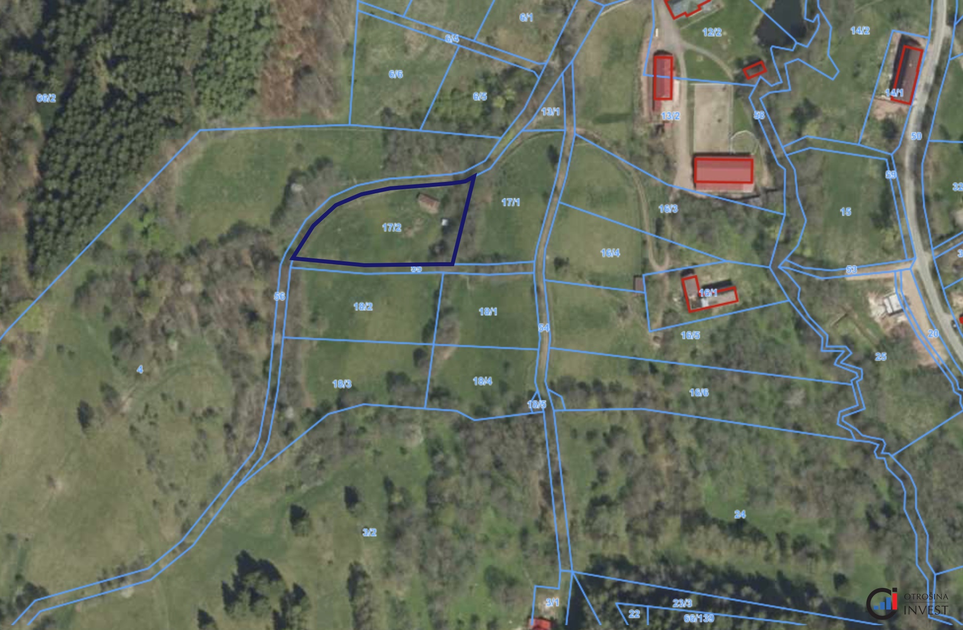 Prodej pozemku 3 118 m&sup2; - Olešnice v Orlických horách