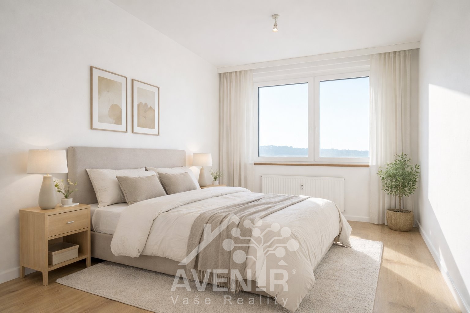 vizualizace ložnice