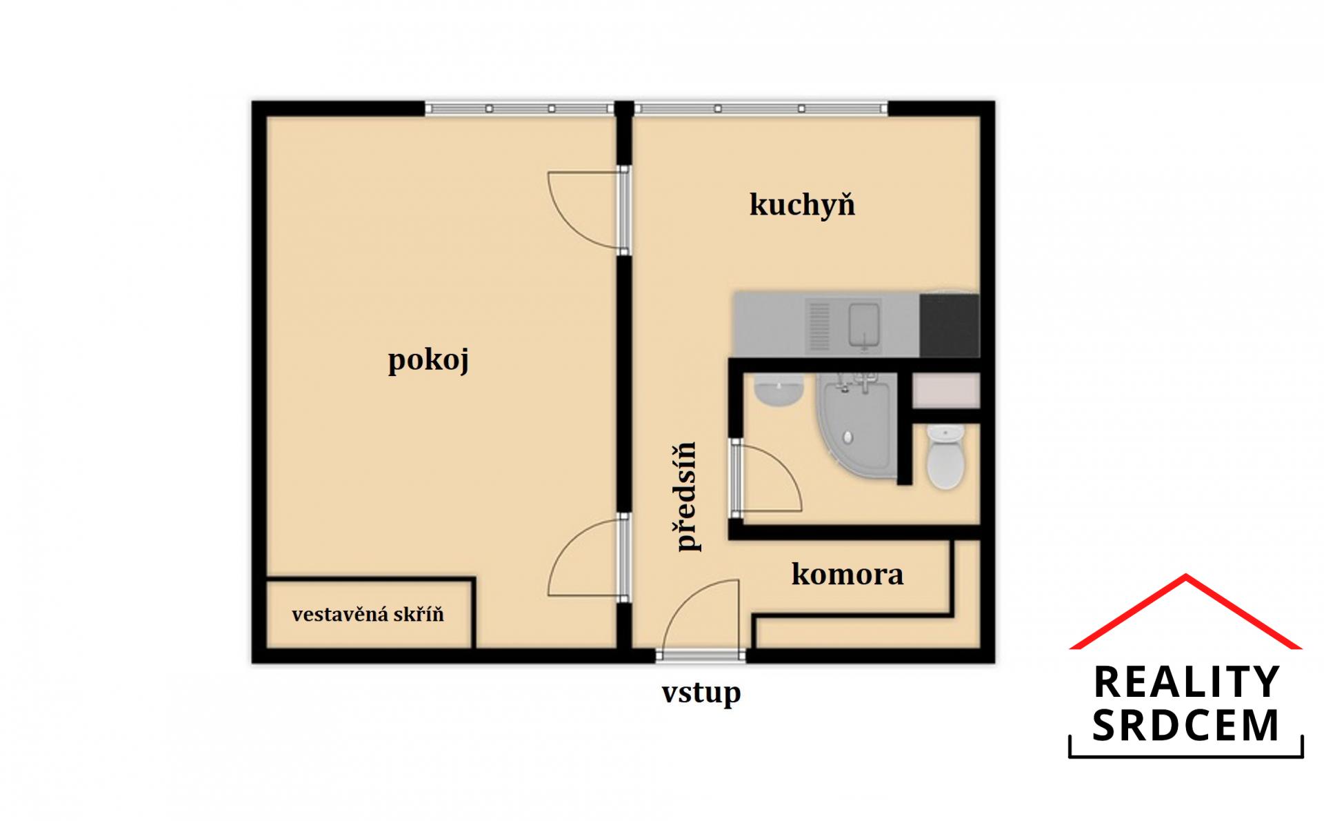 Pronájem bytu 1+1 Frýdek-Místek 12 500 Kč za měsíc, foto 15
