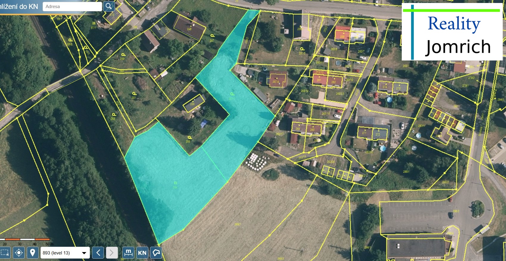 Foto parcel 254 a 257-1, Pilínkov