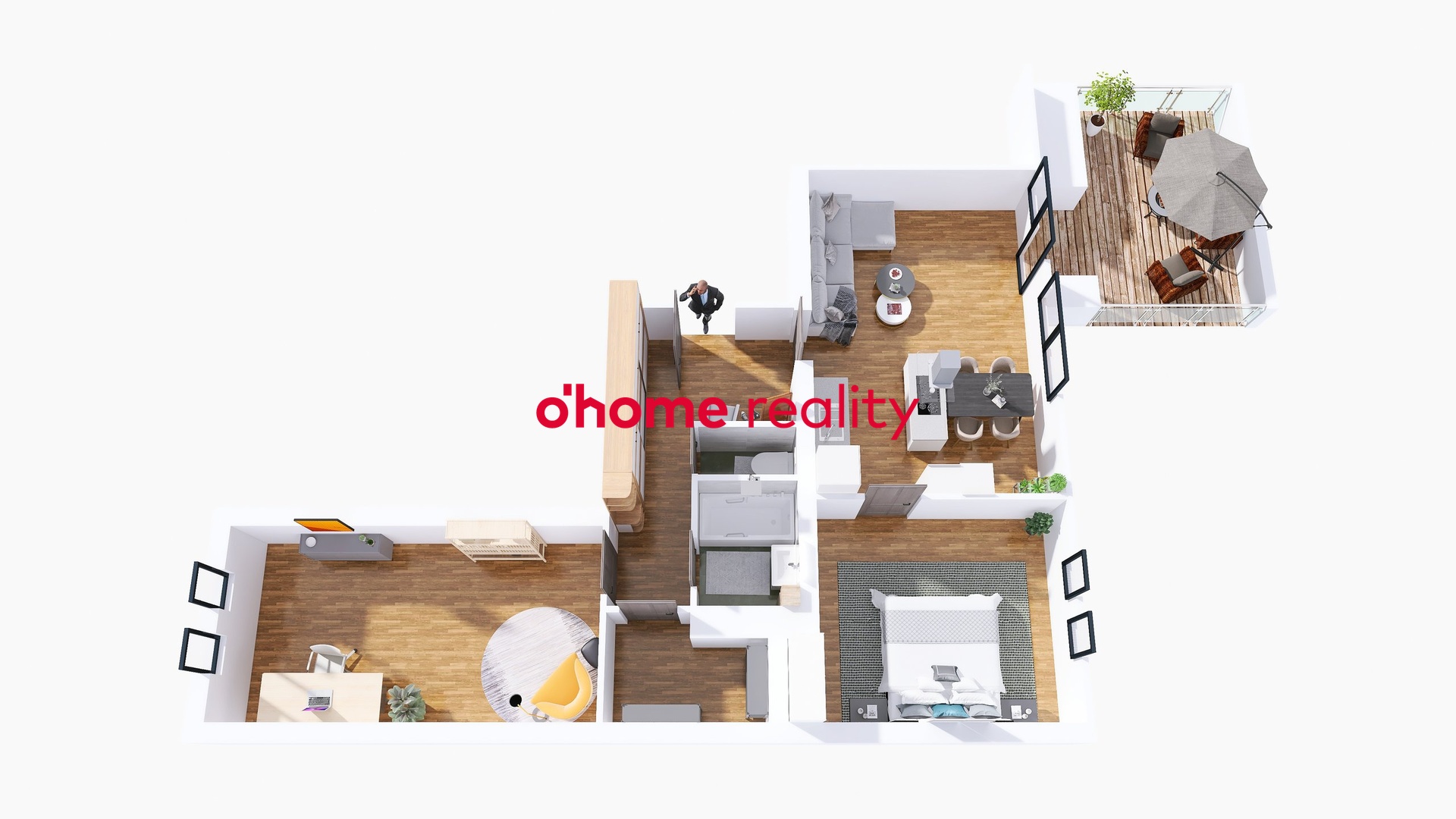 3D_pudorys_Byt 3+kk Tom_02