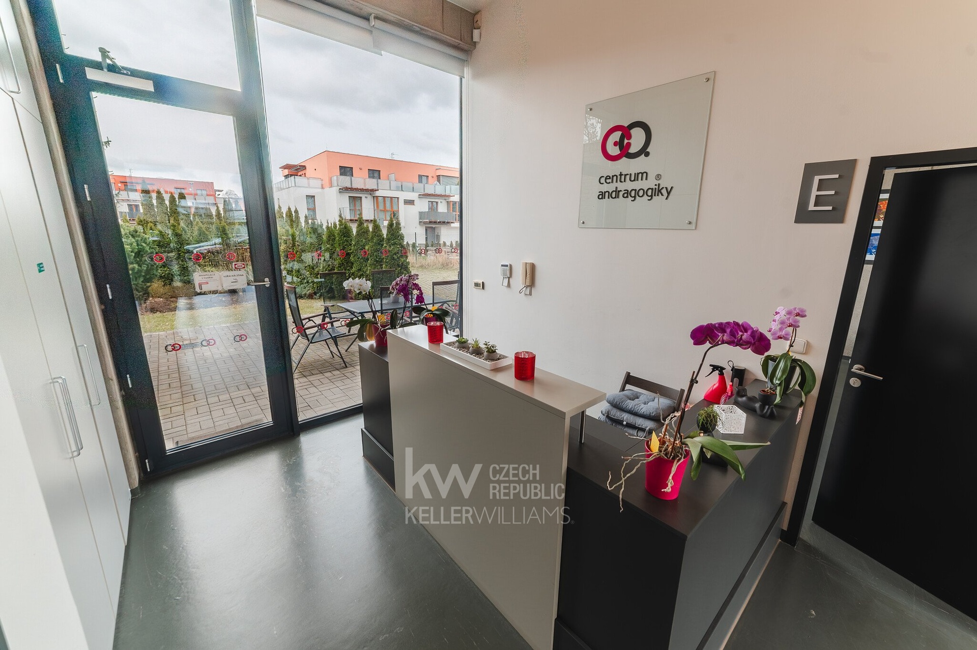 Recepce v přízemí