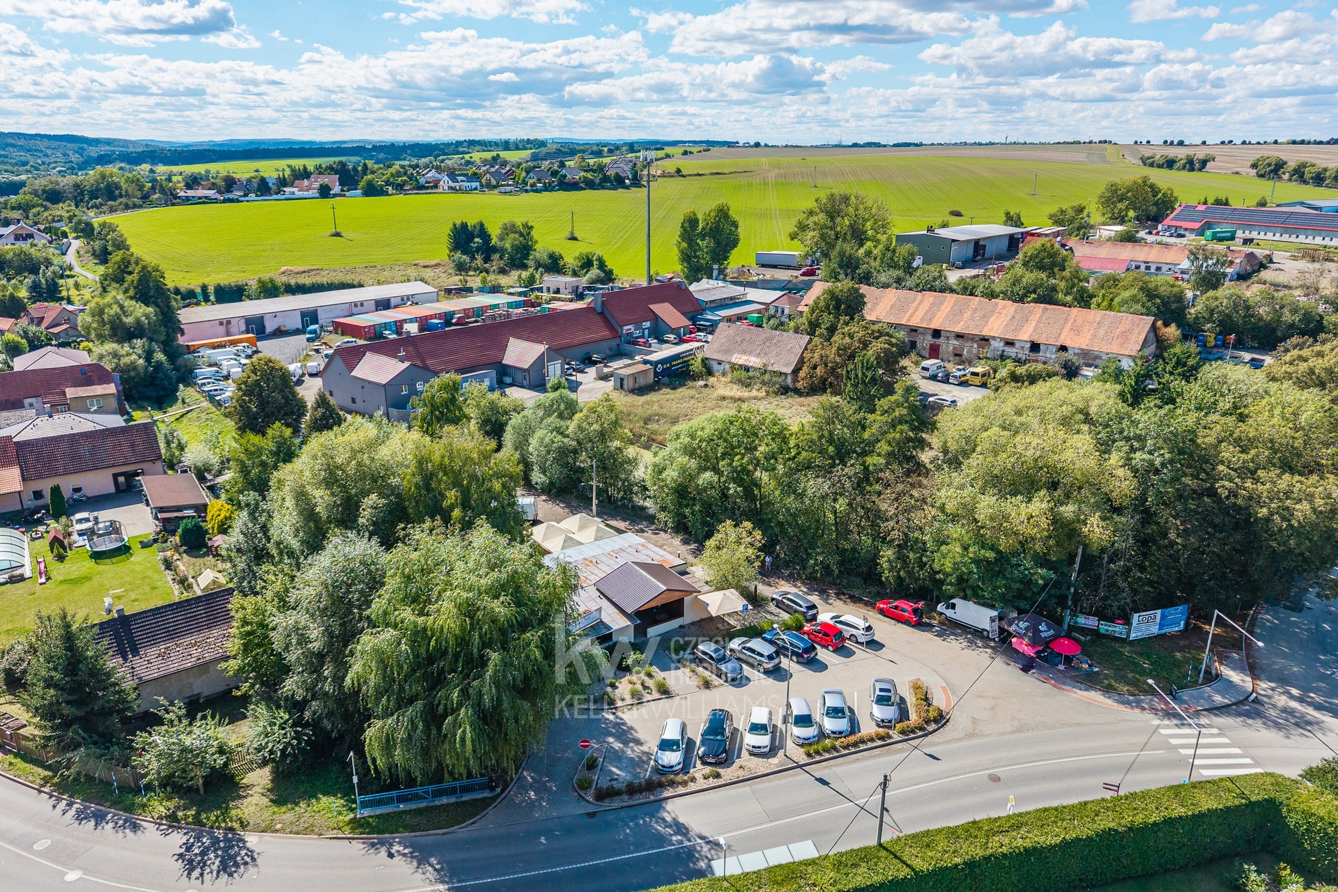 restaurace Psáry-Dolní Jirčany-pozemek k občanském
