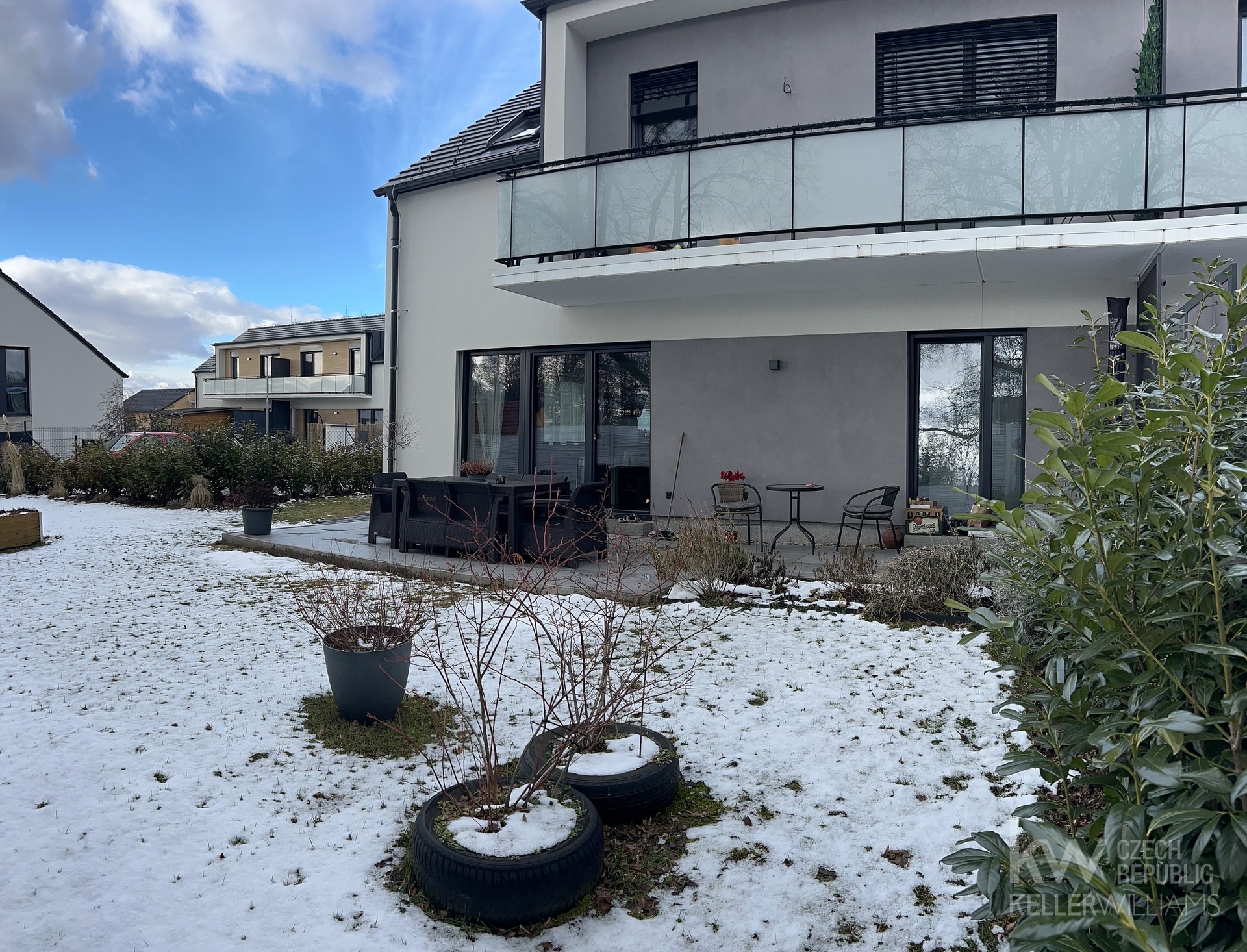 Vstupy z bytu na zahradu