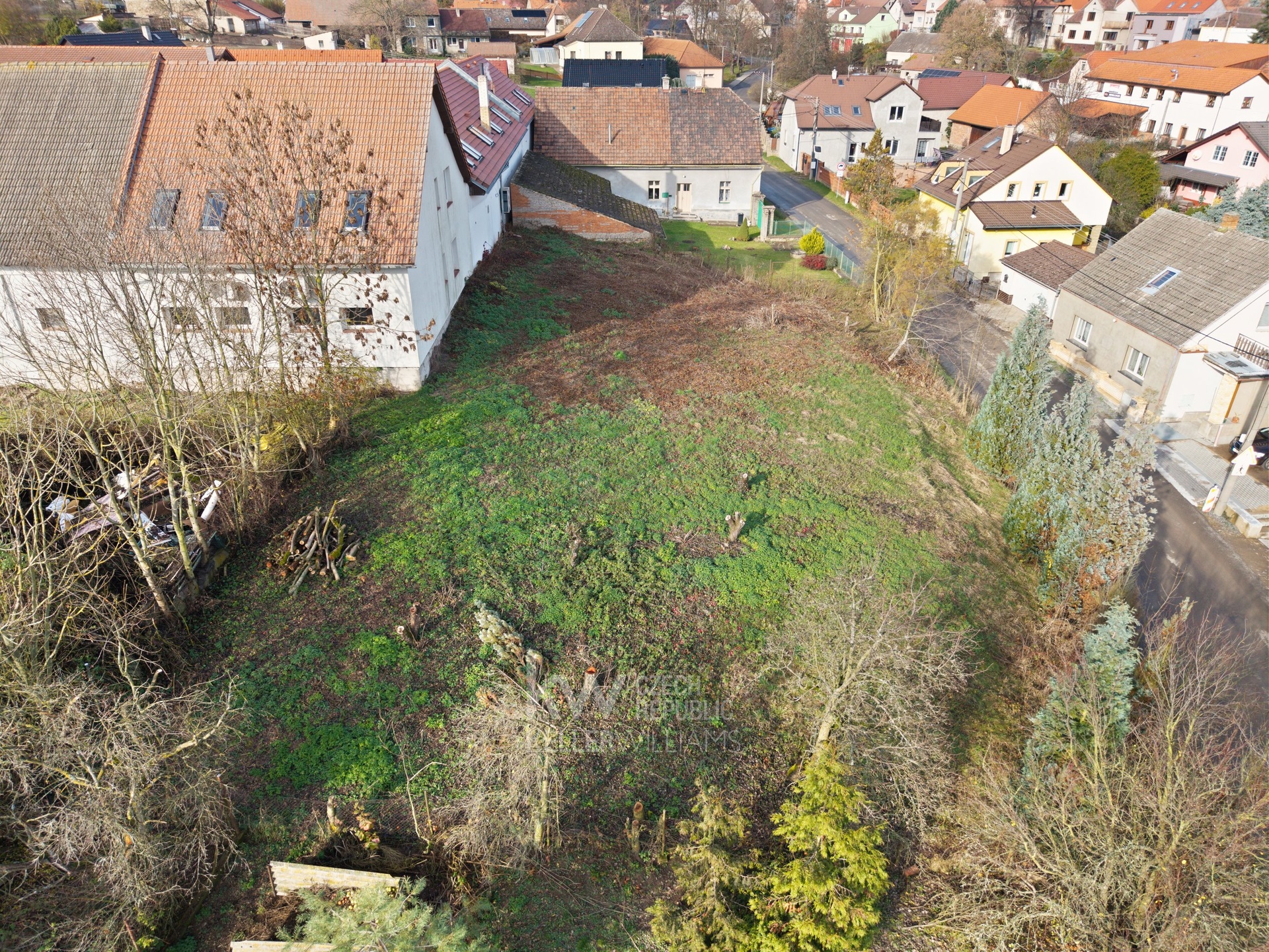 Pohled ze strany Křivoklátska (z jihu)