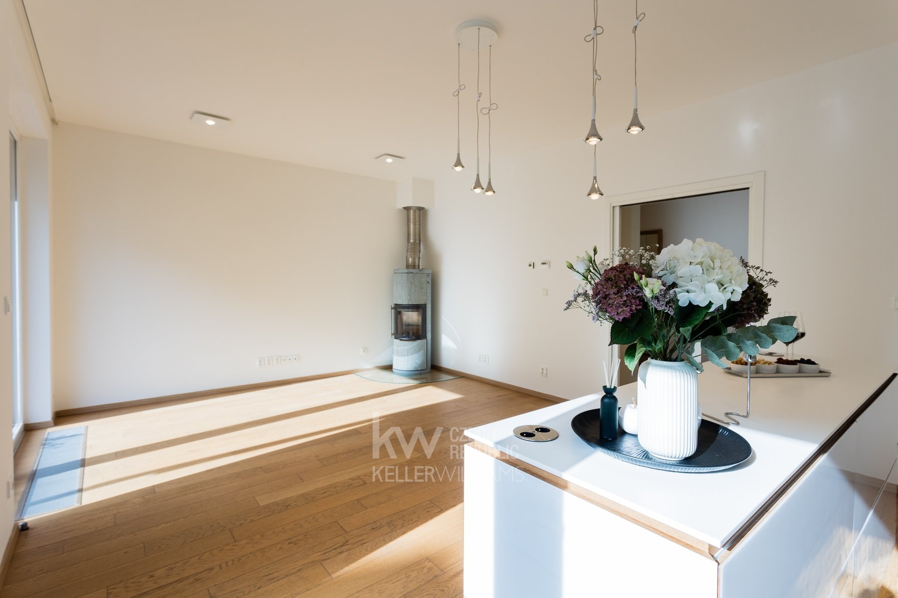 Obývací pokoj s kuchyní