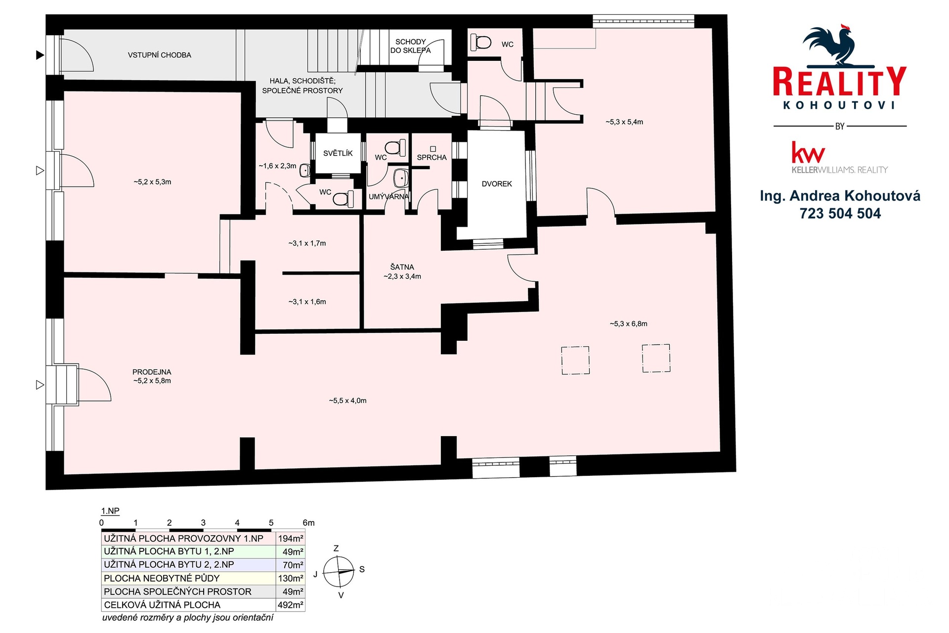 Farského 1.NP - provozovna