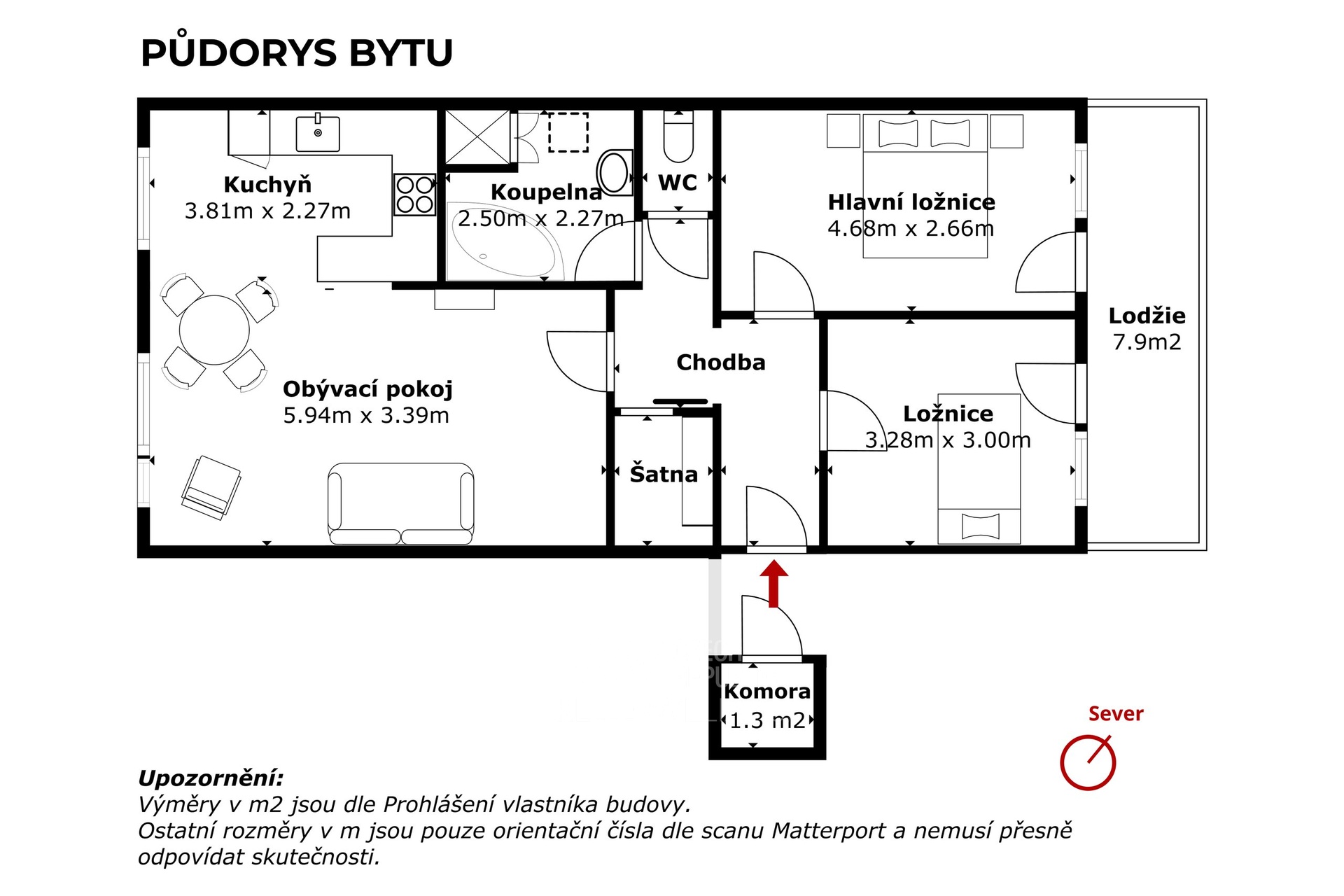 pu?dorys 3+kk Vysoc?anska?