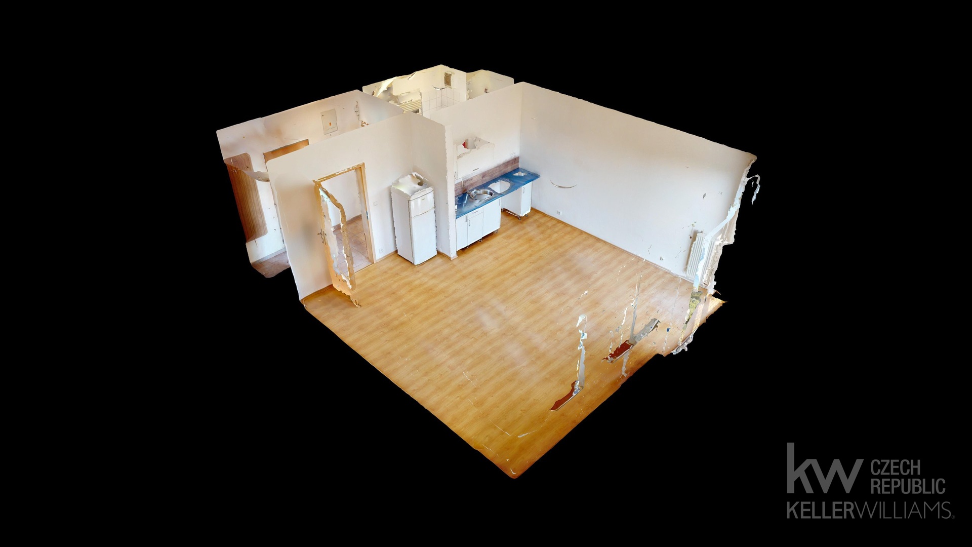 13. Pronajem-1kk-Cekanice-Tabor-Dollhouse-View