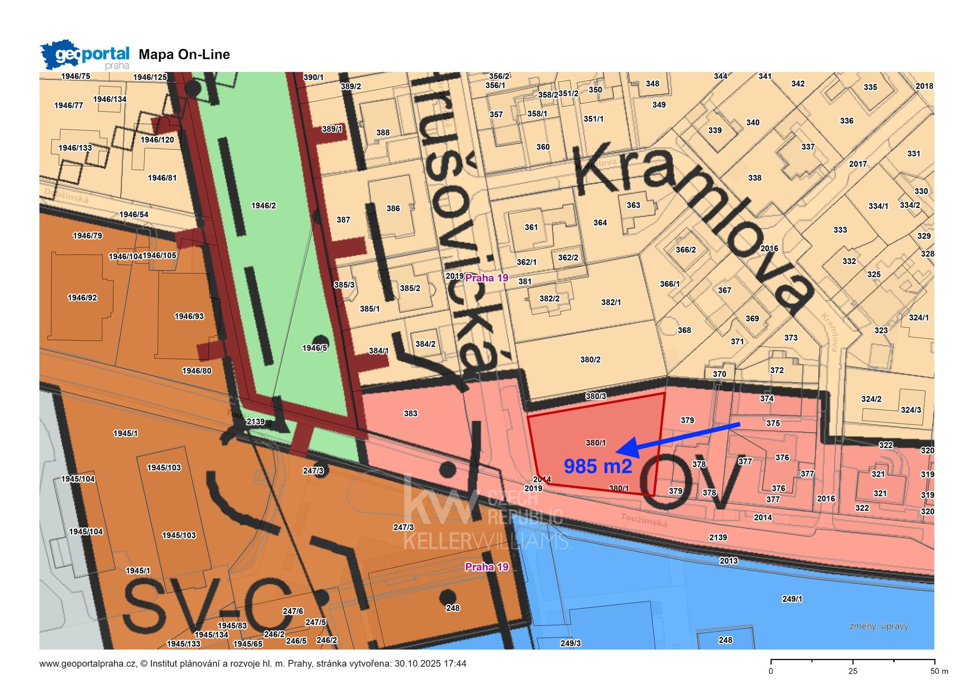 pozemek na bydleni? Kbely 1a