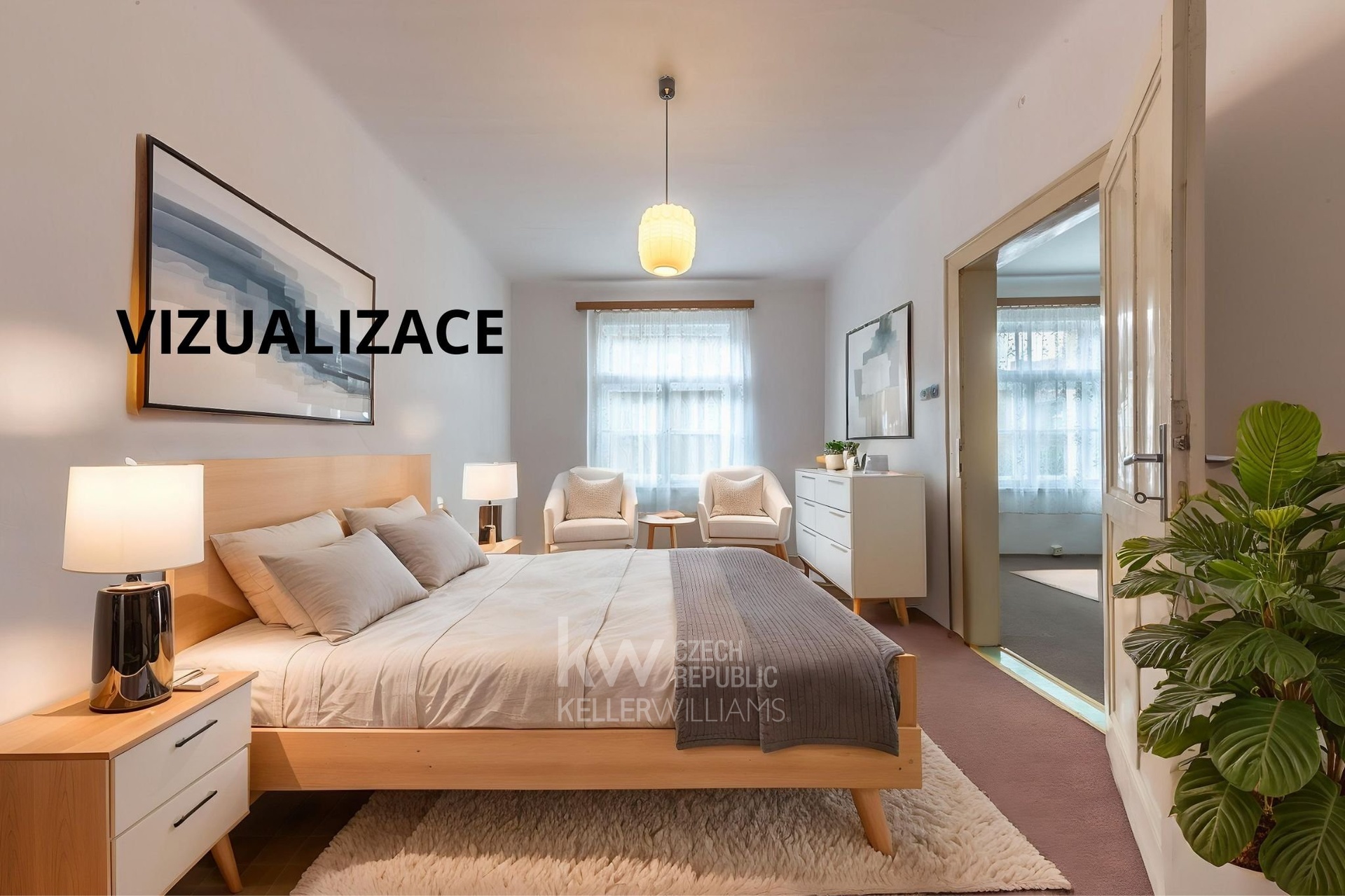 Vizualizace ložnice
