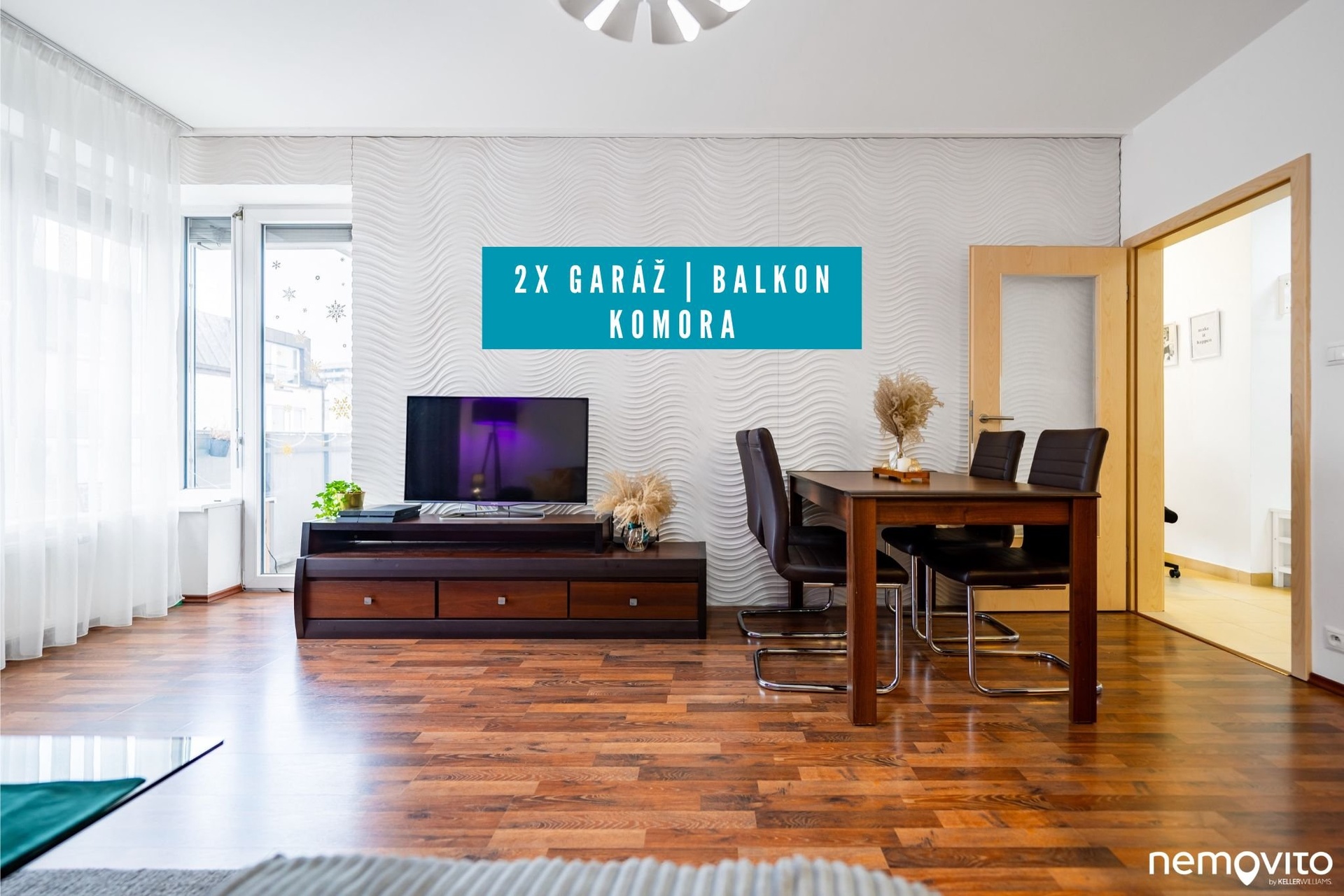 2x garáž balkon komora