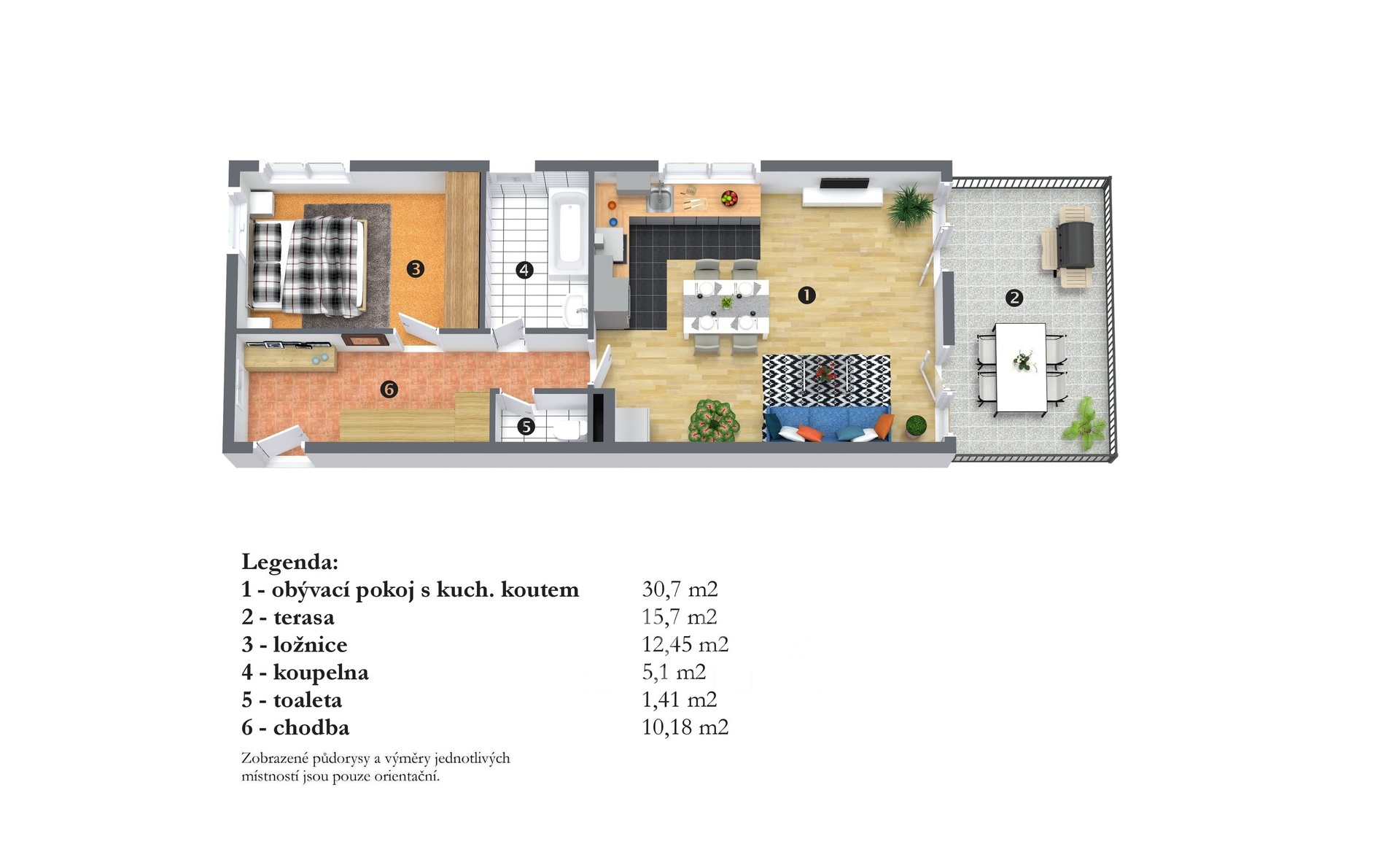 planek-byt 2+kk Str?i?z?kov Lucie Tu?mova?