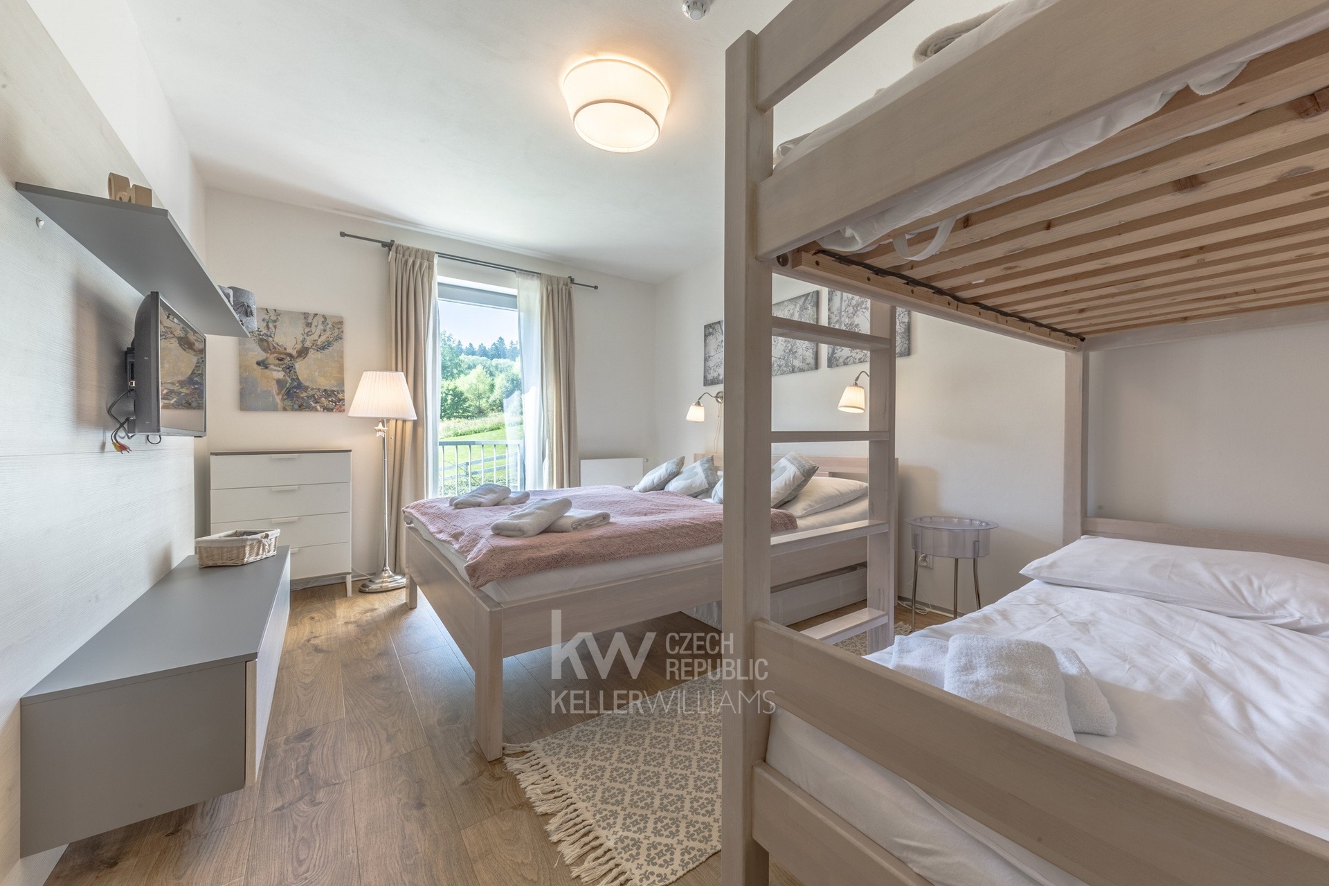 Ložnice pro 4 osoby