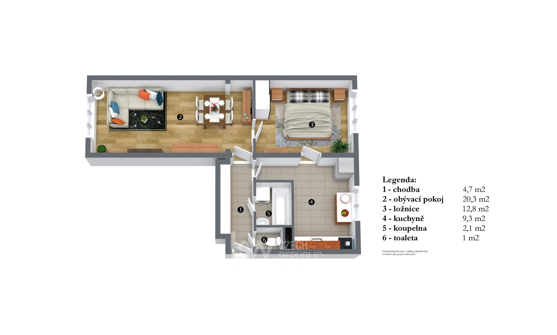 planek-byt 2plus1 Petr?iny
