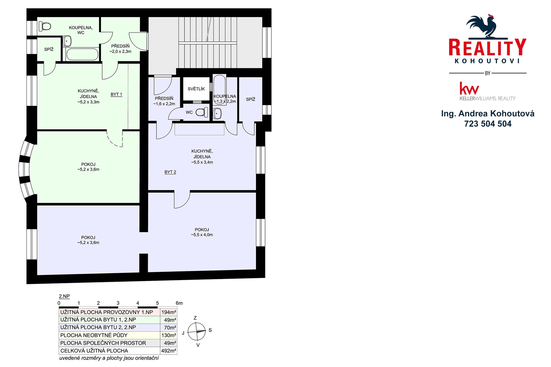 Farského 2.NP - byty