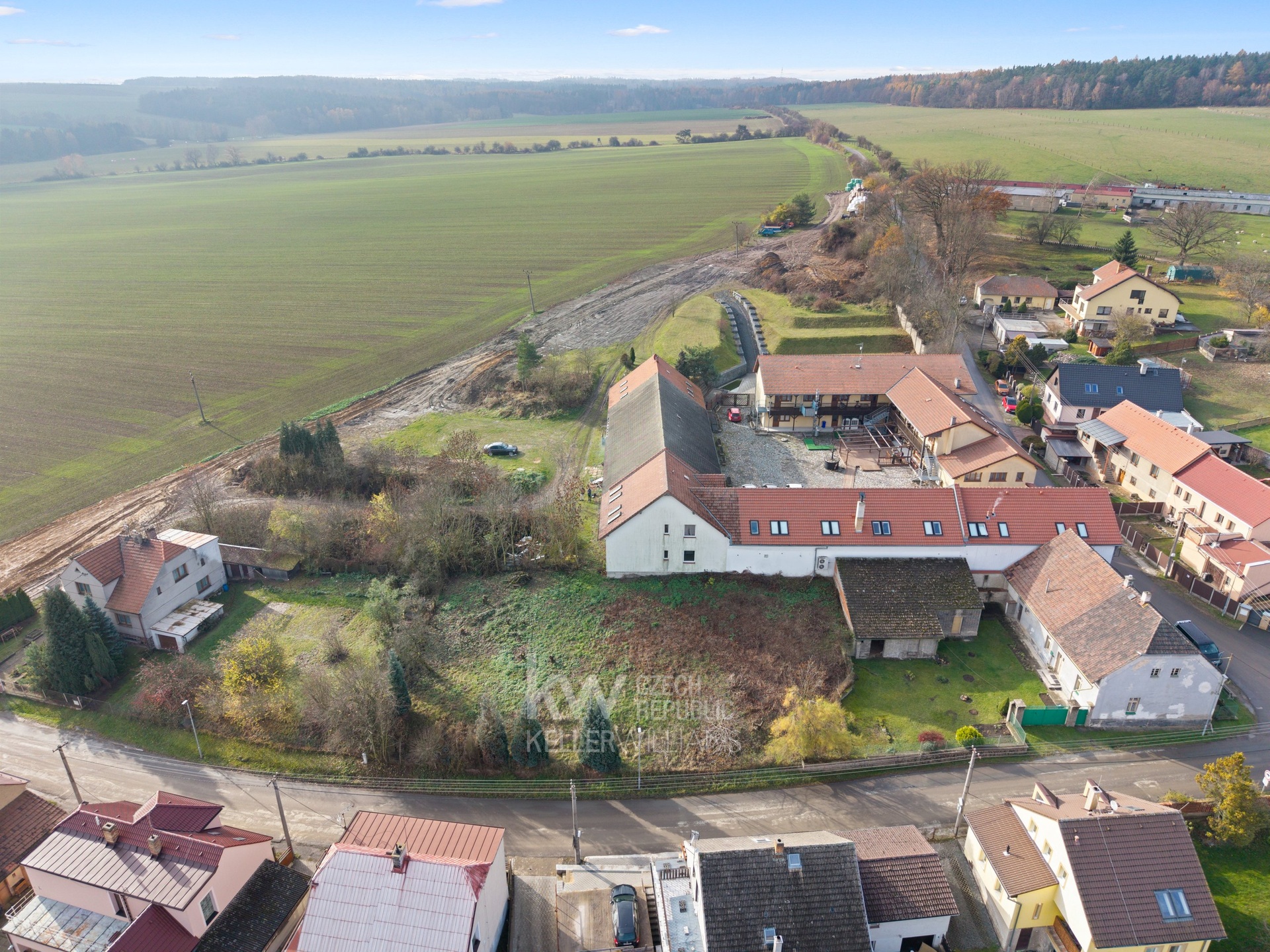 Pohled směrem na Křivoklátsko