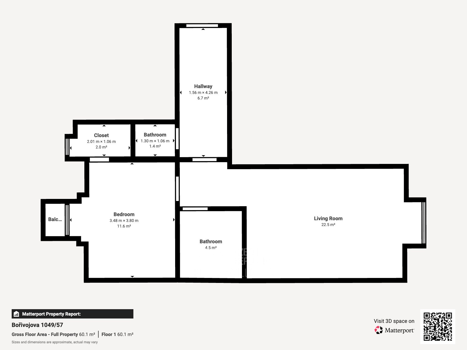 Bo ivojova 1049 57 - Floor 1