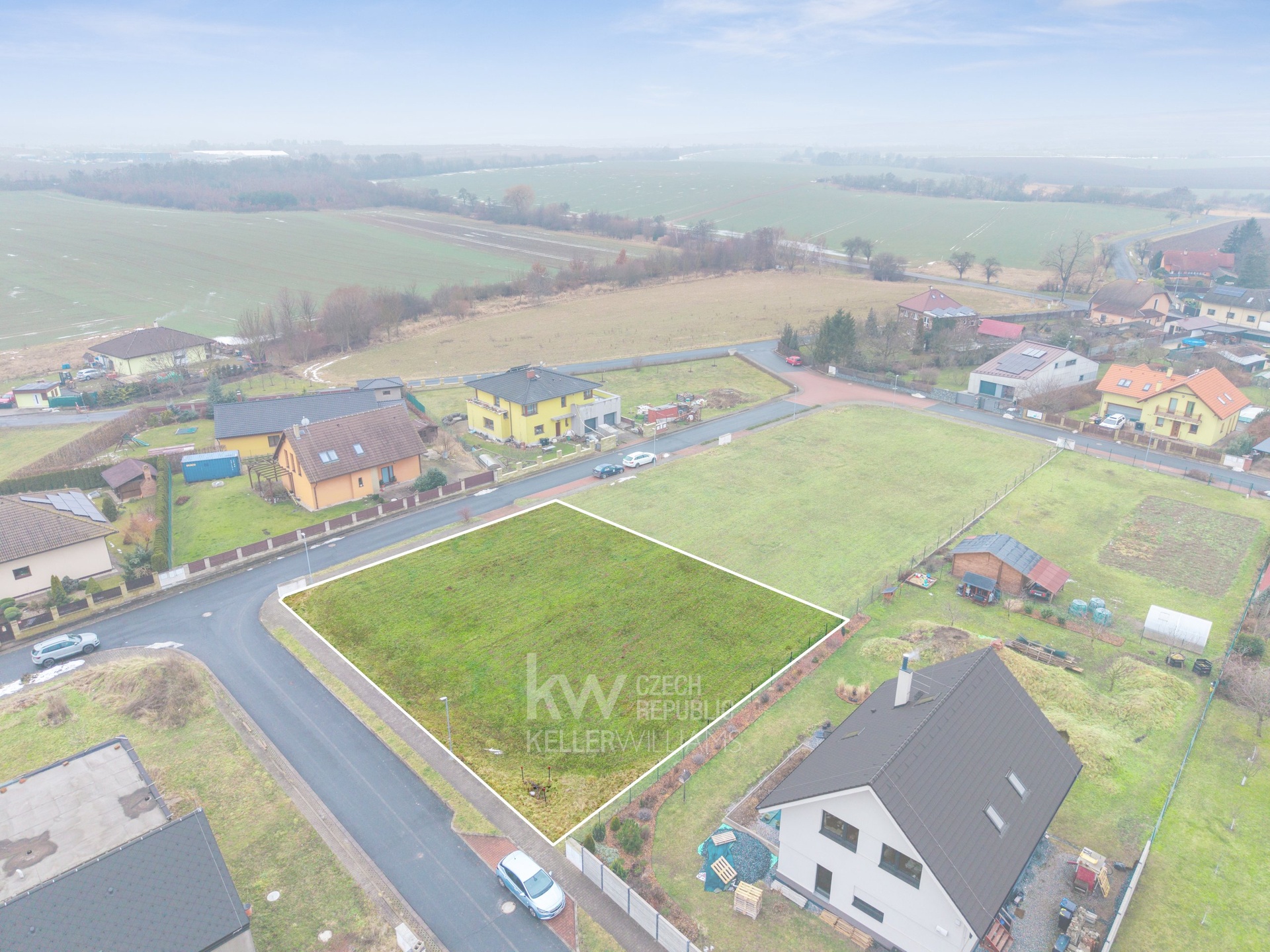 Vyznačení směrem na jihozápad