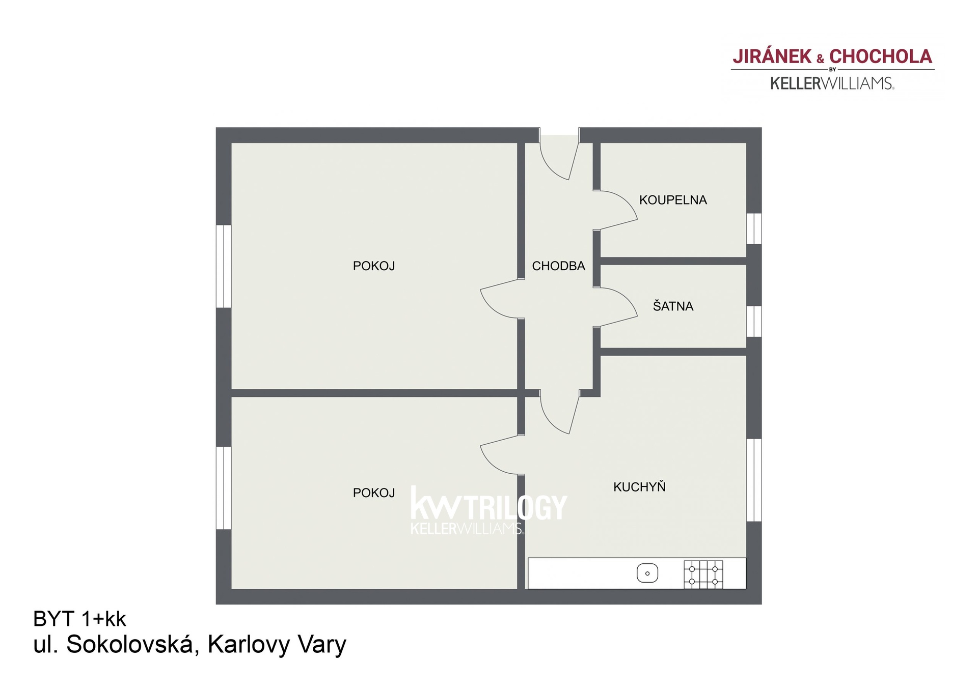 Floorplan letterhead - ul. Sokolovska?, Karlovy Va