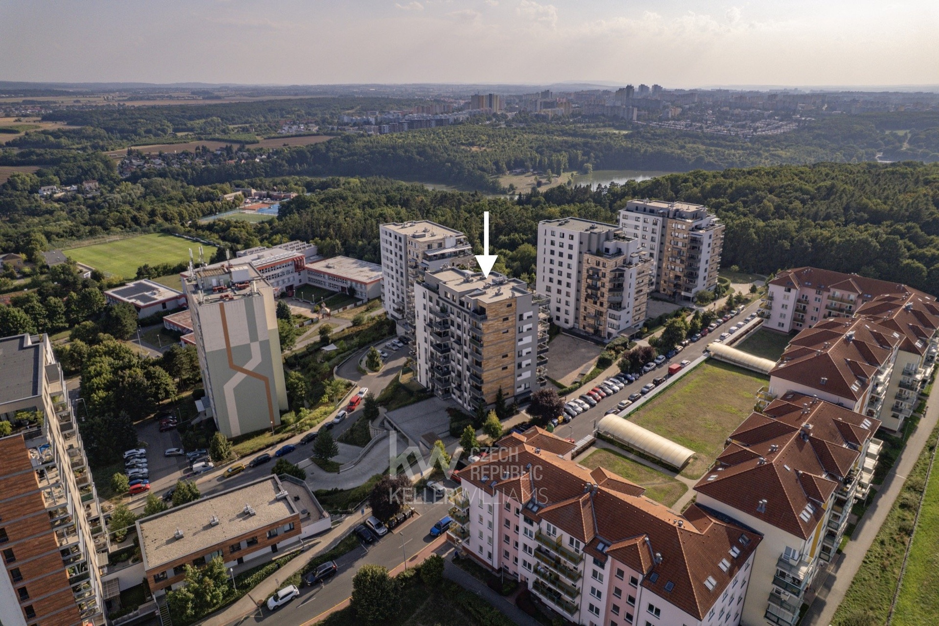 Hostivařský lesopark a dům