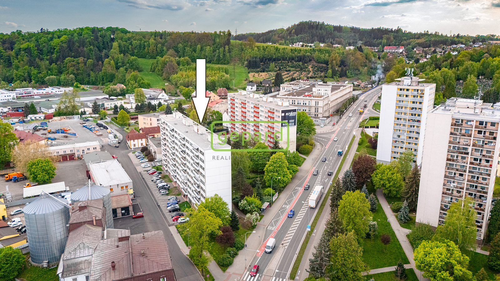 Pohled z dronu