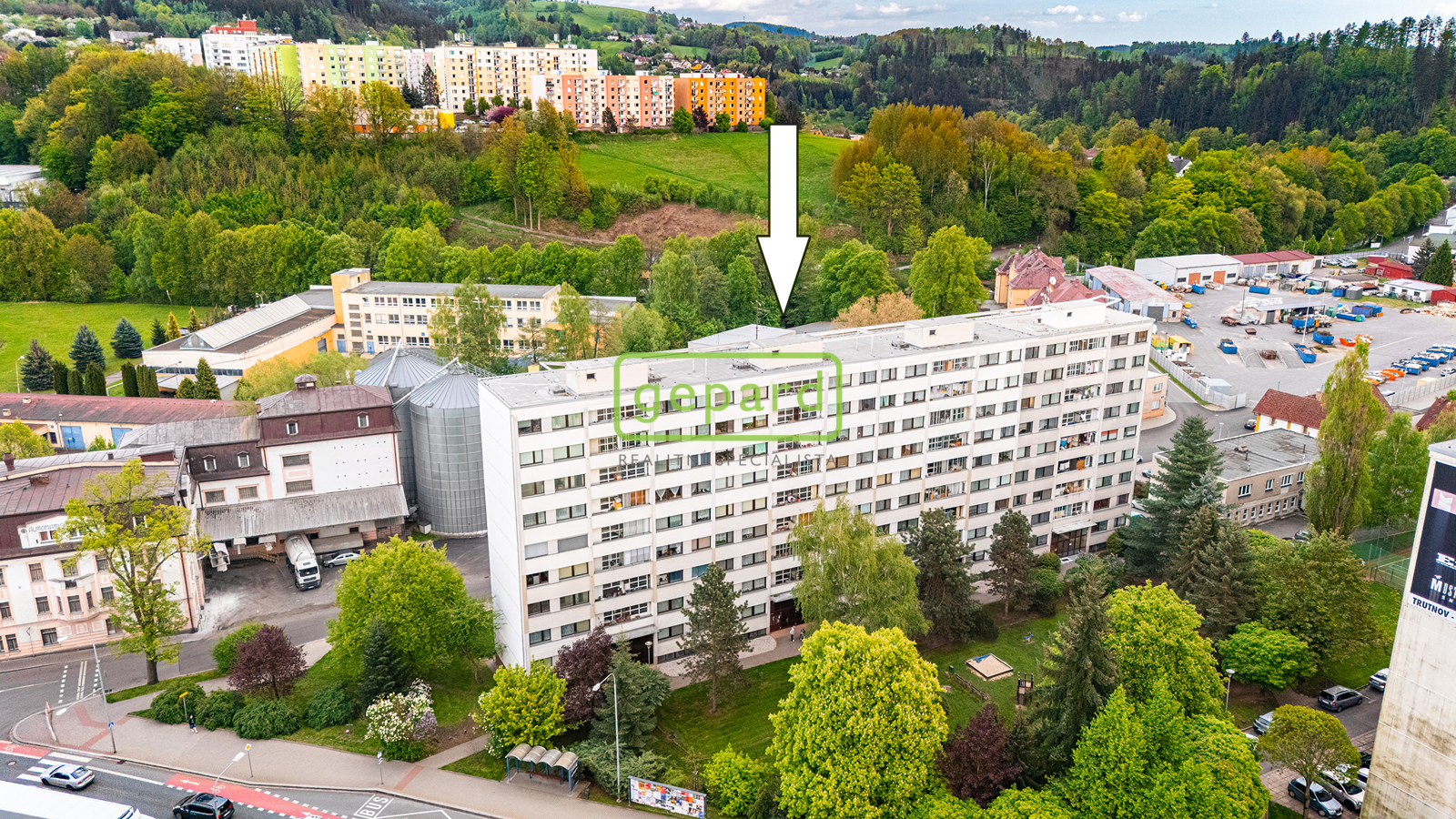 Pohled z dronu