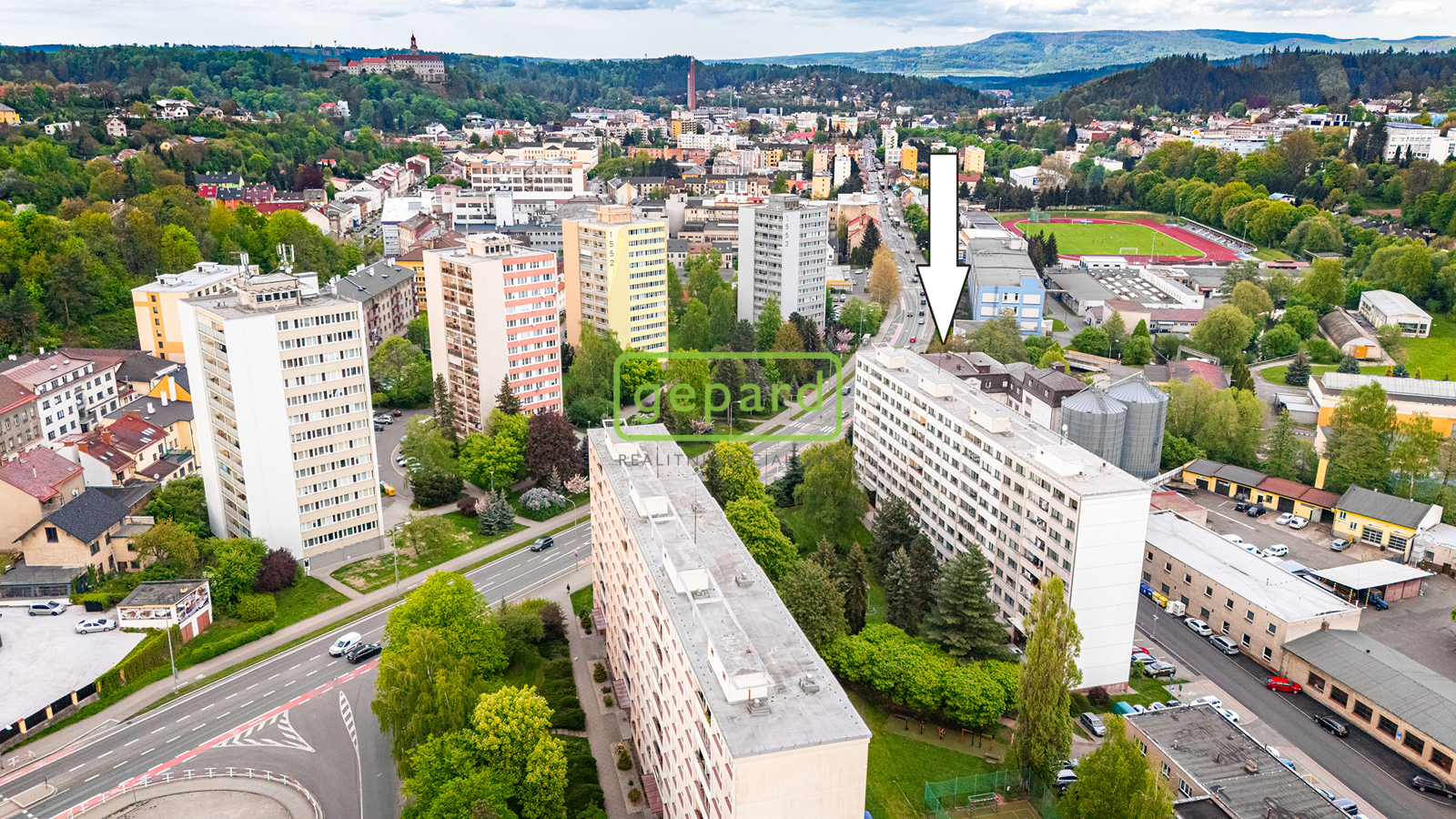 Pohled z dronu