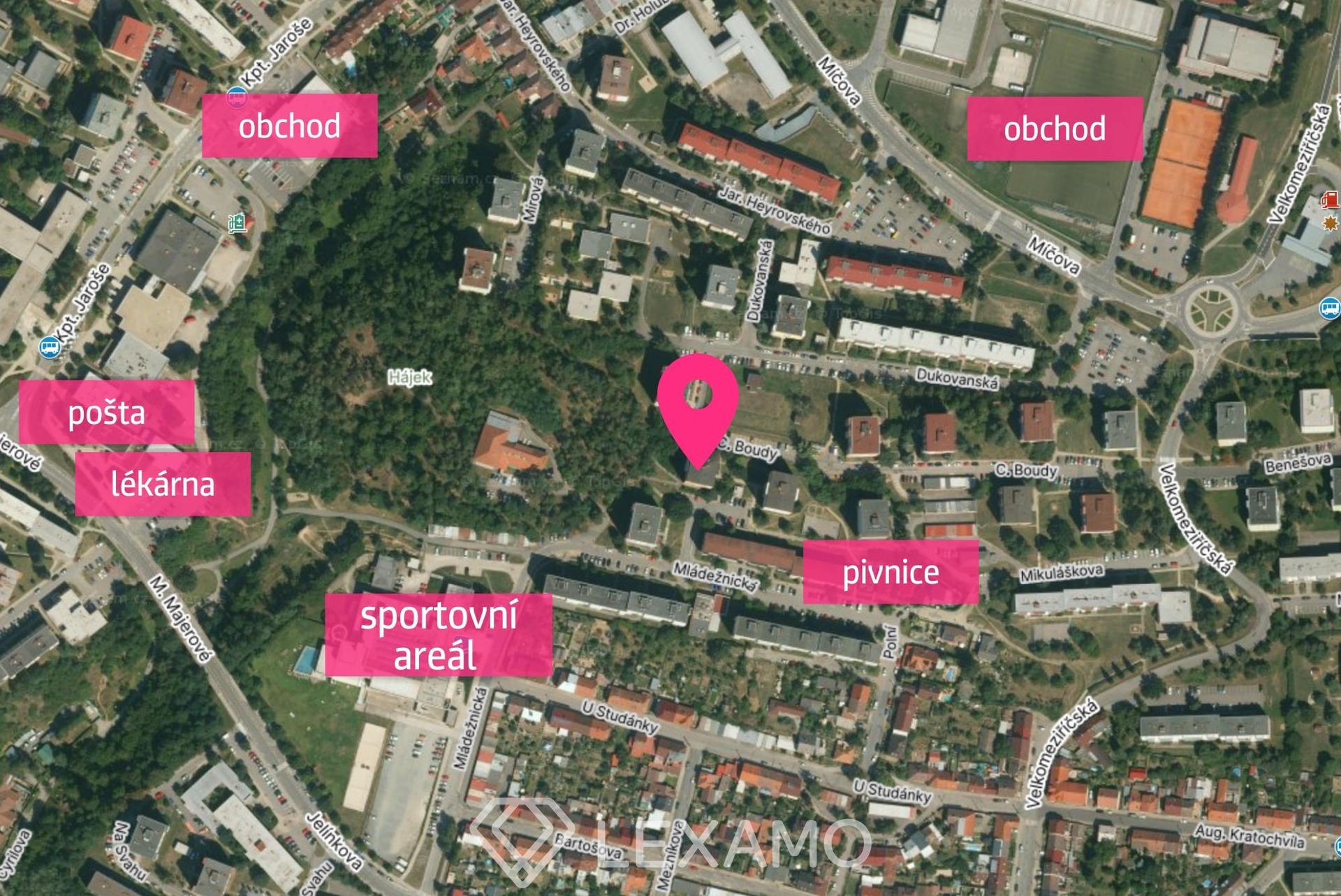 mapka byt ul. Energetiků